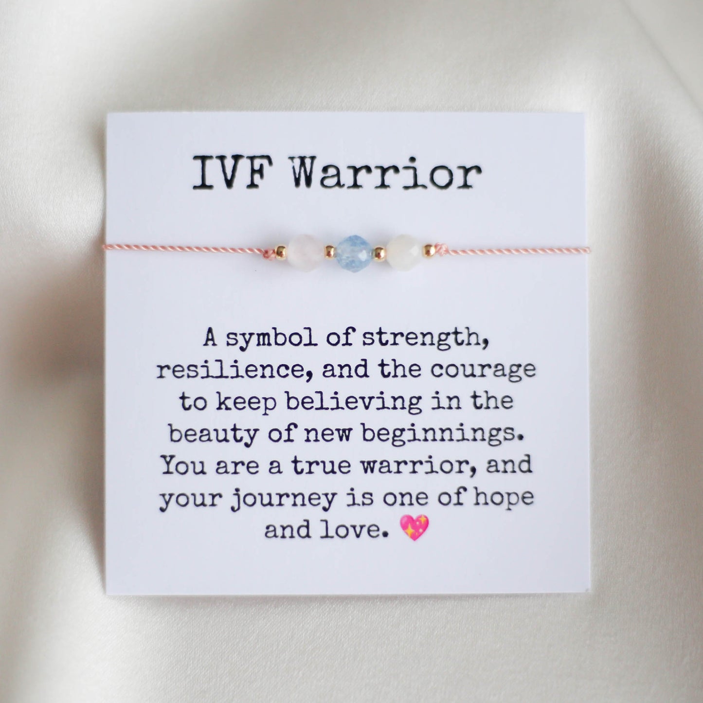 IVF Warrior - Fertility Cord Bracelet - Vinci Woman