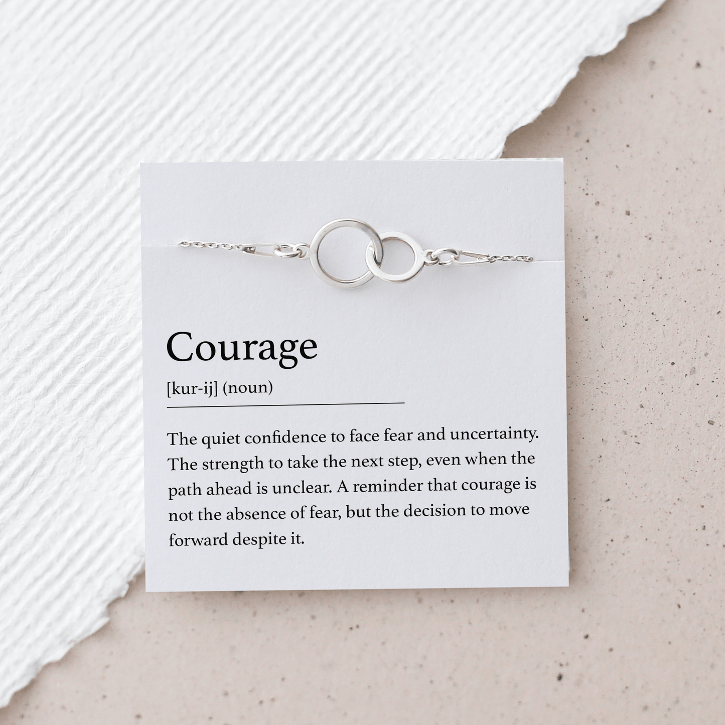Courage Bracelet - Interlocking Circles - Vinci Woman