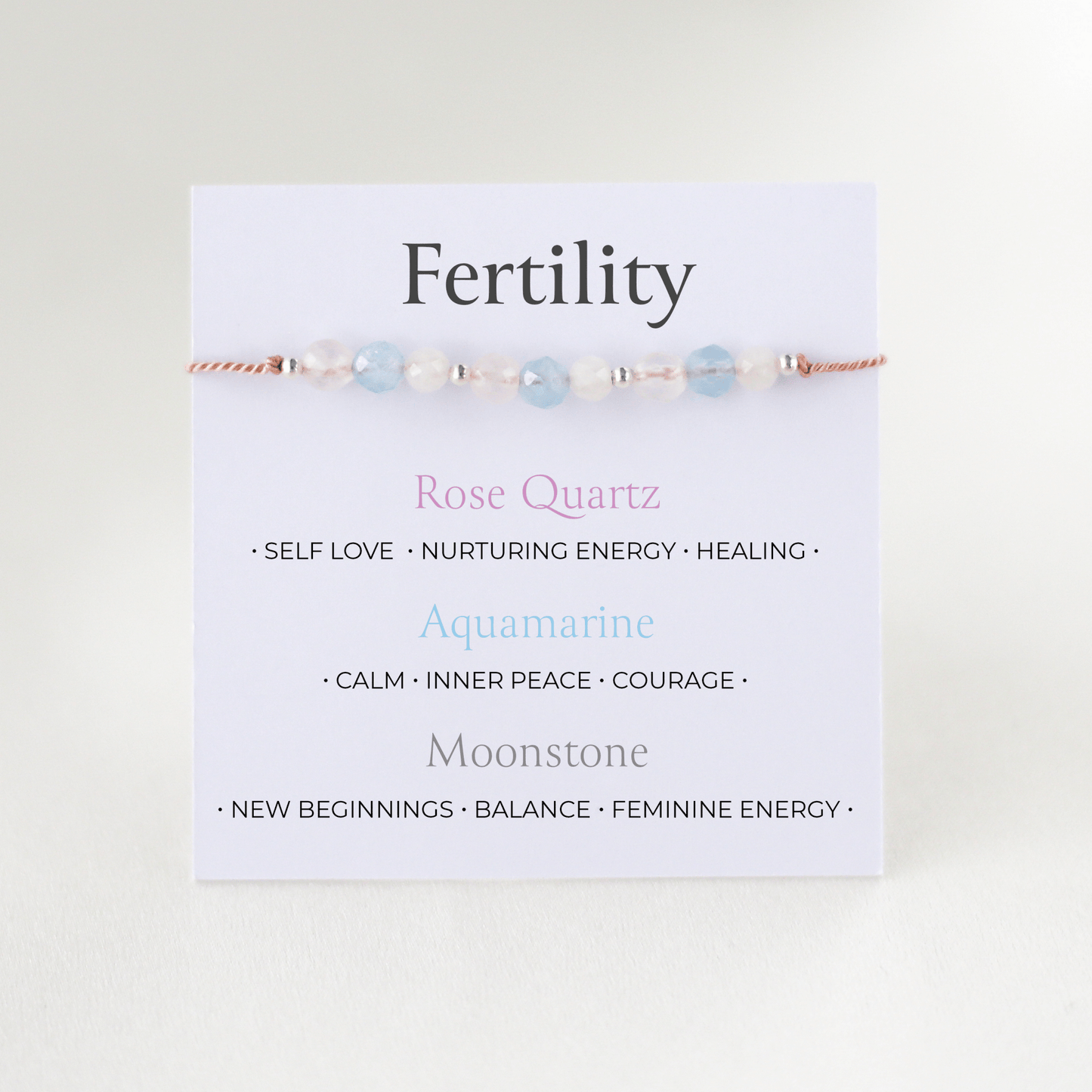 Fertility Support - TTC Crystal Bracelet - Vinci Woman