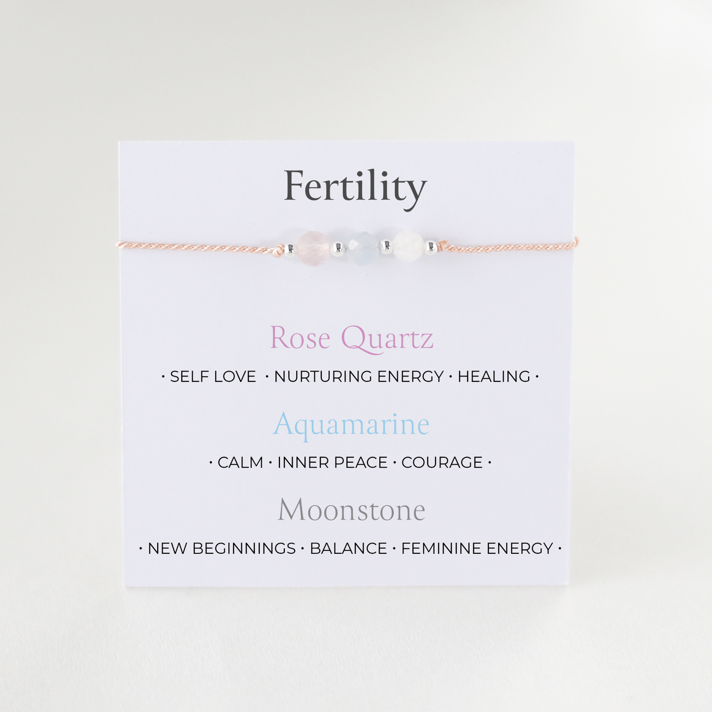 IVF Warrior - Fertility Cord Bracelet - Vinci Woman