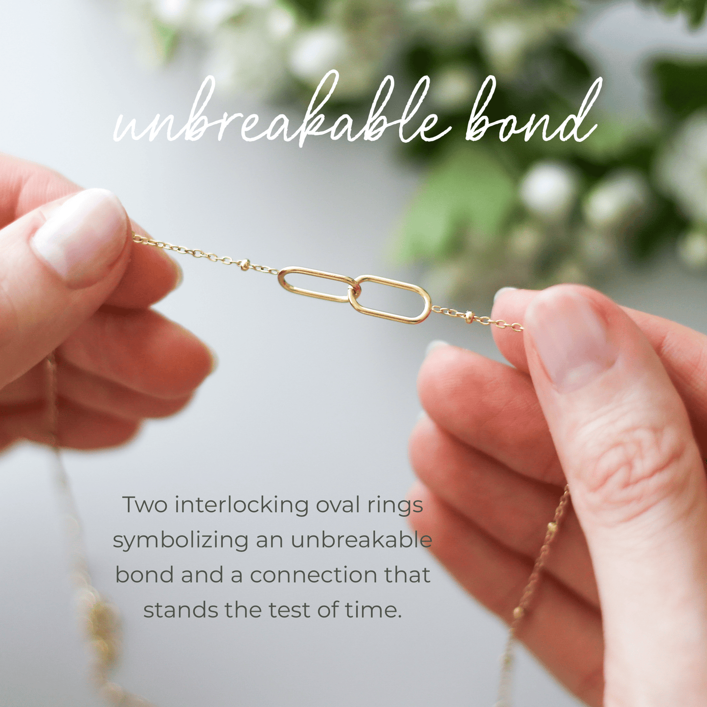 Mom Bracelet - Interlocking Ovals - Vinci Woman