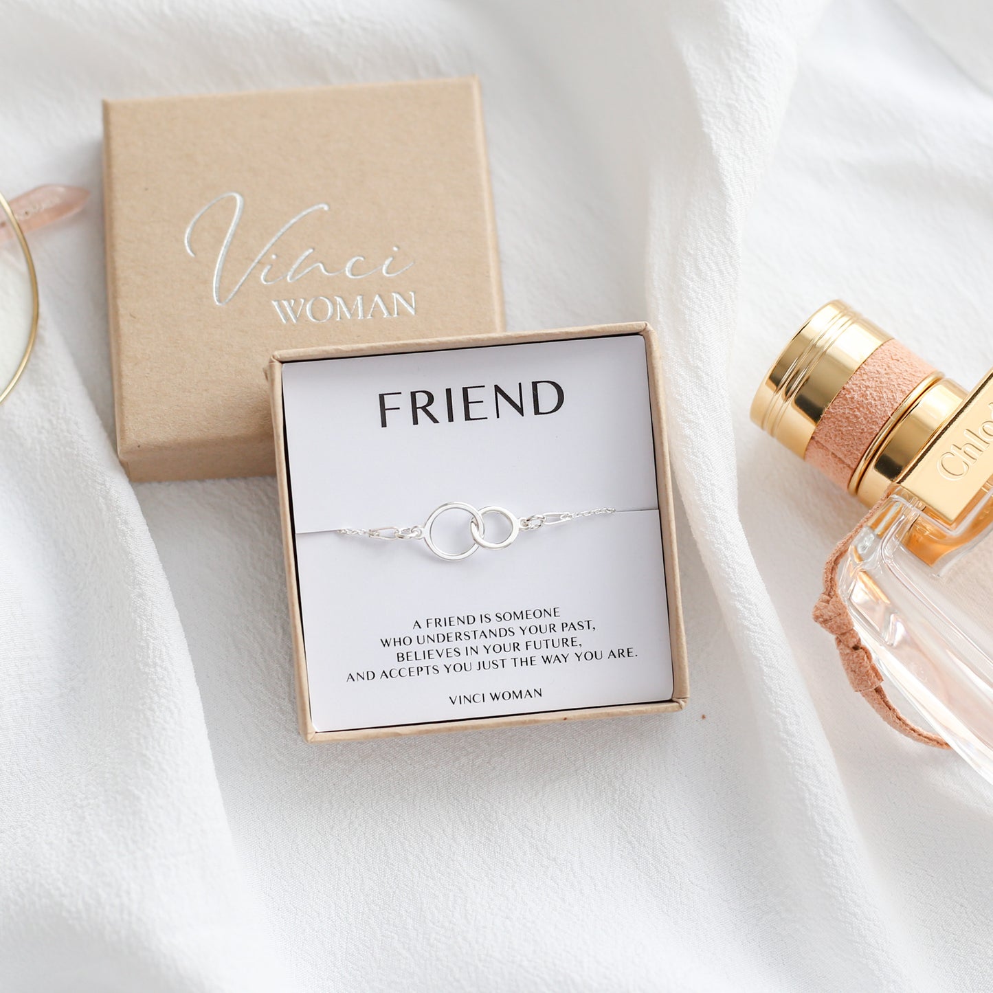 Friendship Bracelet - Interlocking Circles - Vinci Woman