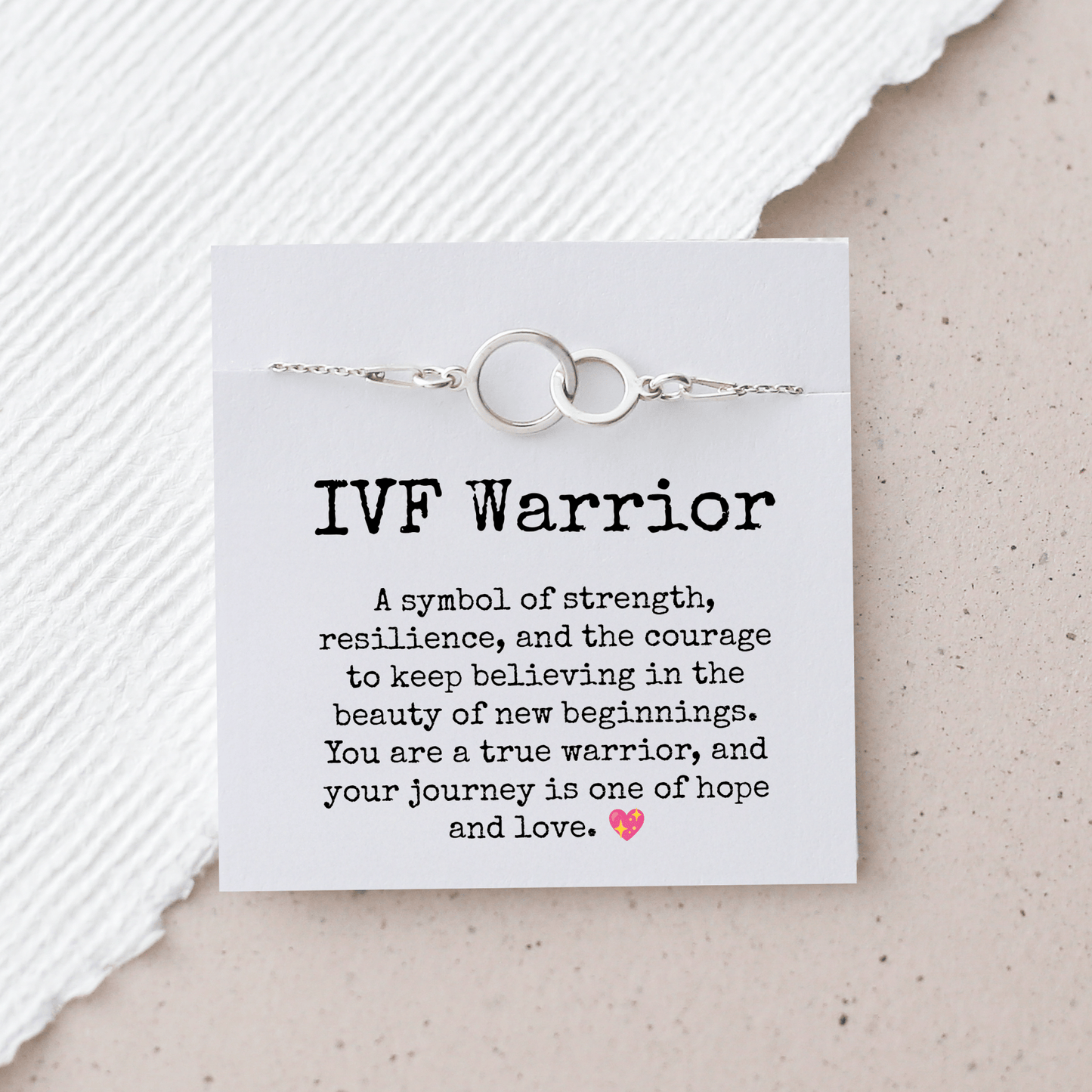 IVF Warrior Bracelet – Interlocking Circles - Vinci Woman