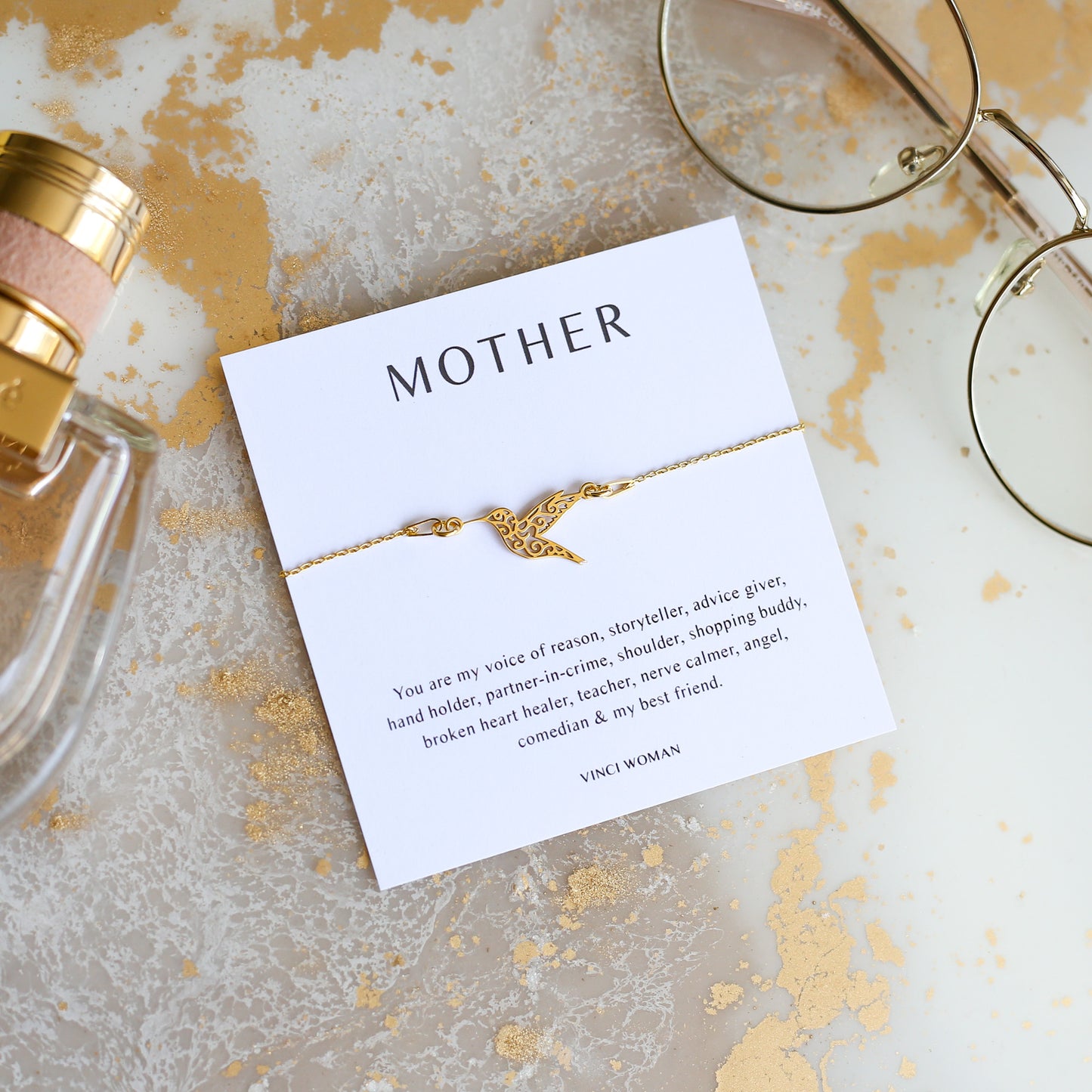 Hummingbird Bracelet - Mother Love - Vinci Woman