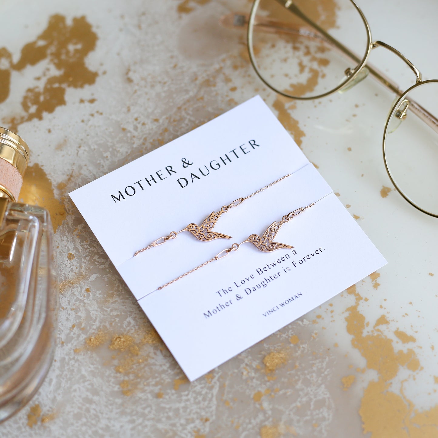 Hummingbird Bracelet - Mother & Daughter Set - Vinci Woman
