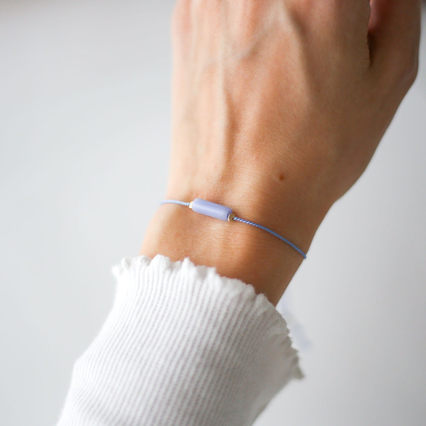 Calm Crystal Bracelet - Blue Lace Agate - Vinci Woman