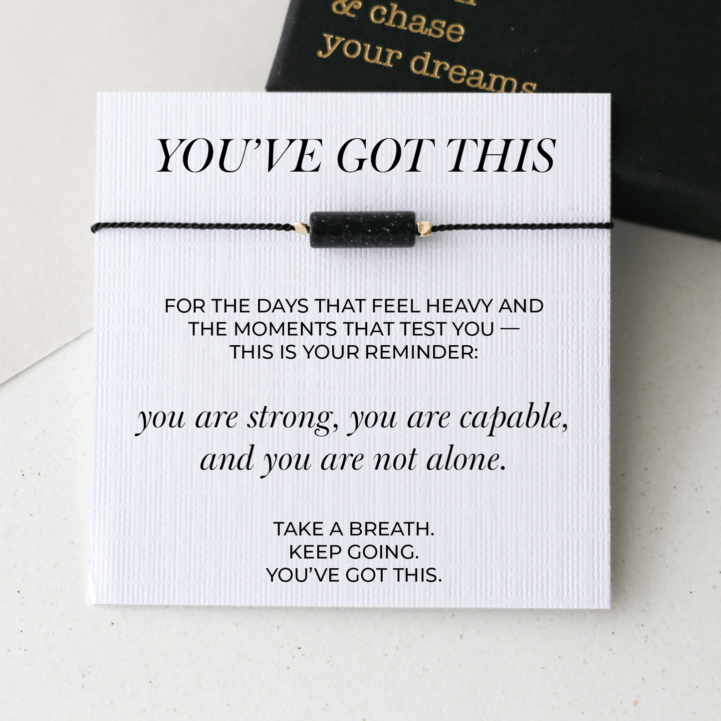 You’ve Got This – Blue Goldstone Bracelet - Vinci Woman