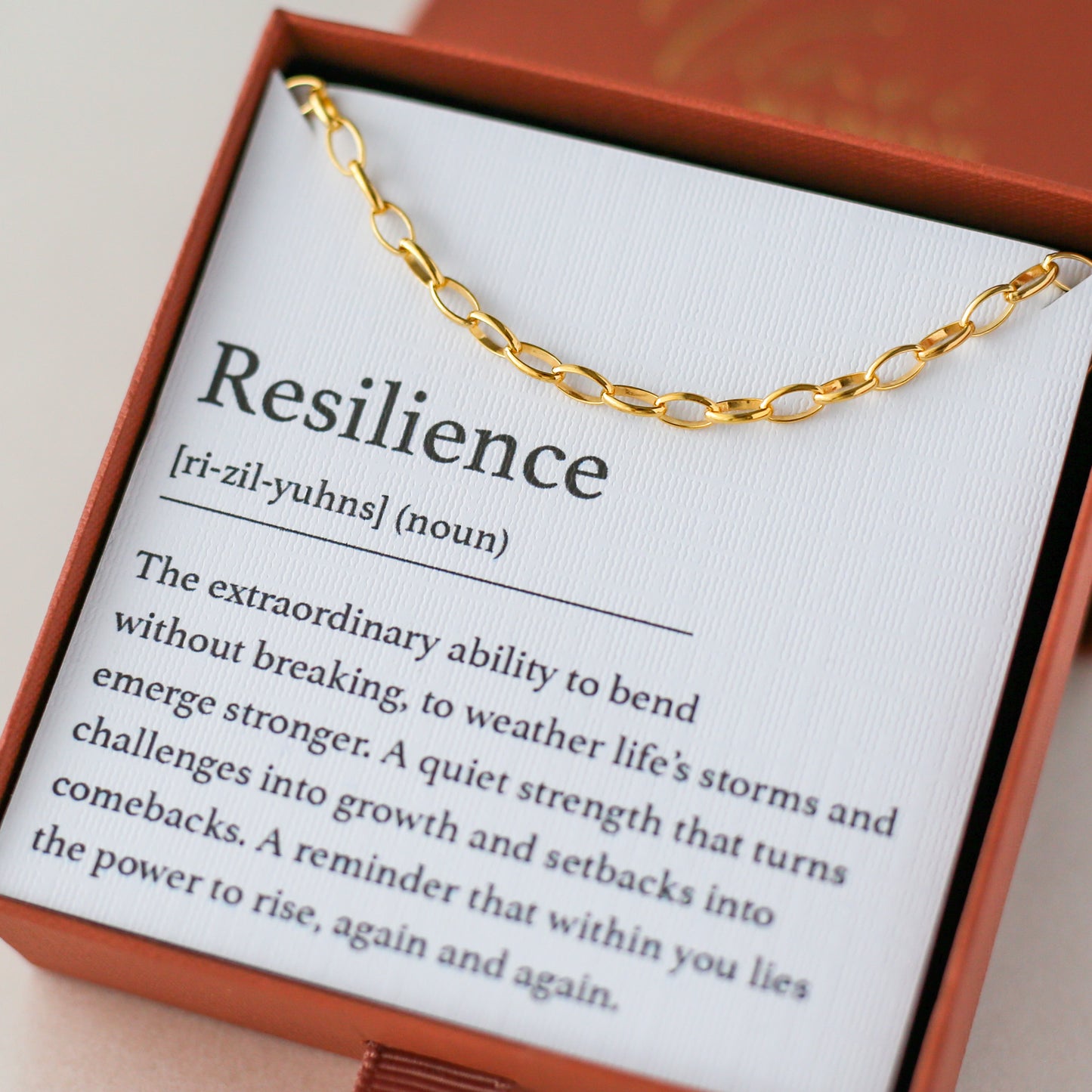 Resilience - 24k Gold Vermeil Chain Bracelet - Vinci Woman