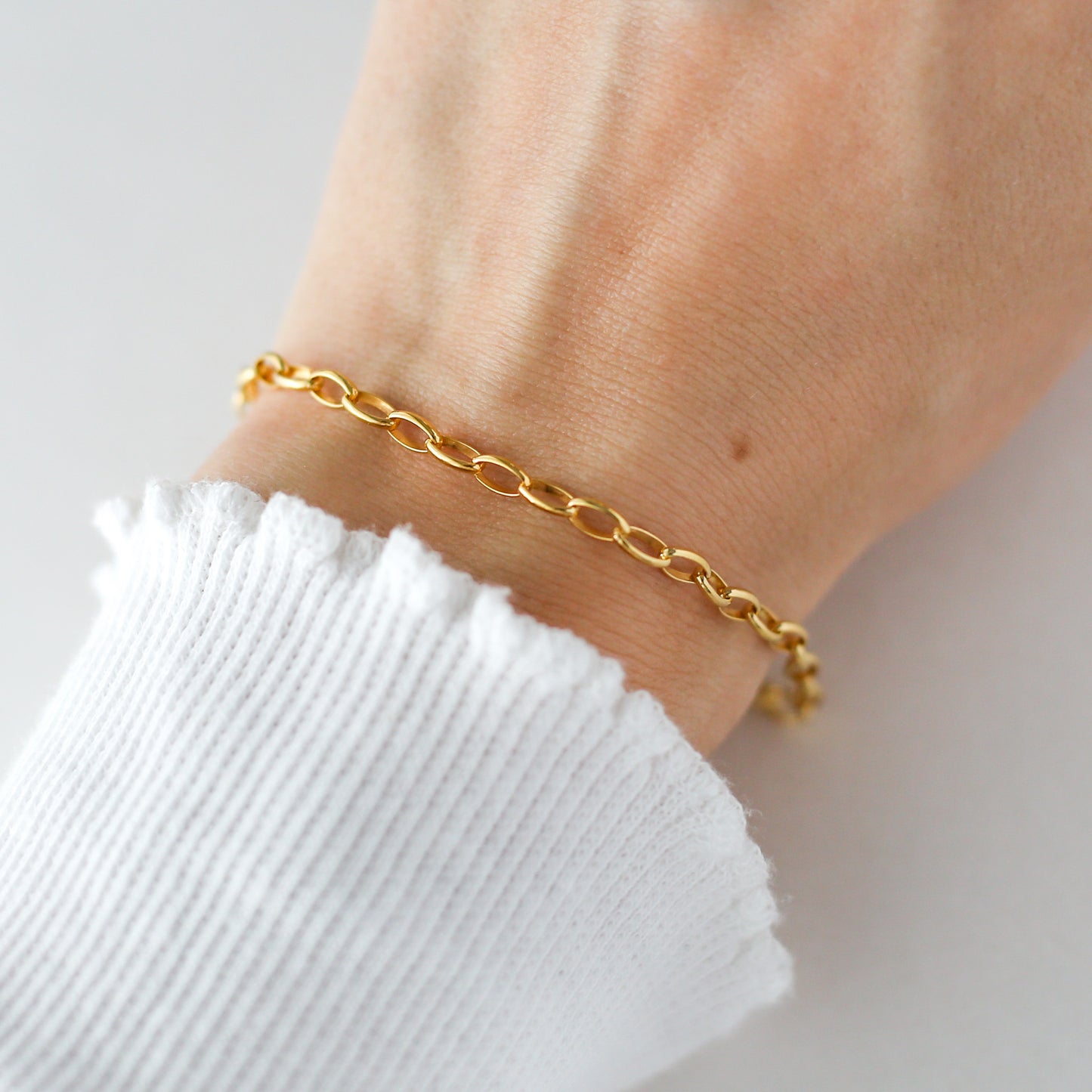 Resilience - 24k Gold Vermeil Chain Bracelet - Vinci Woman