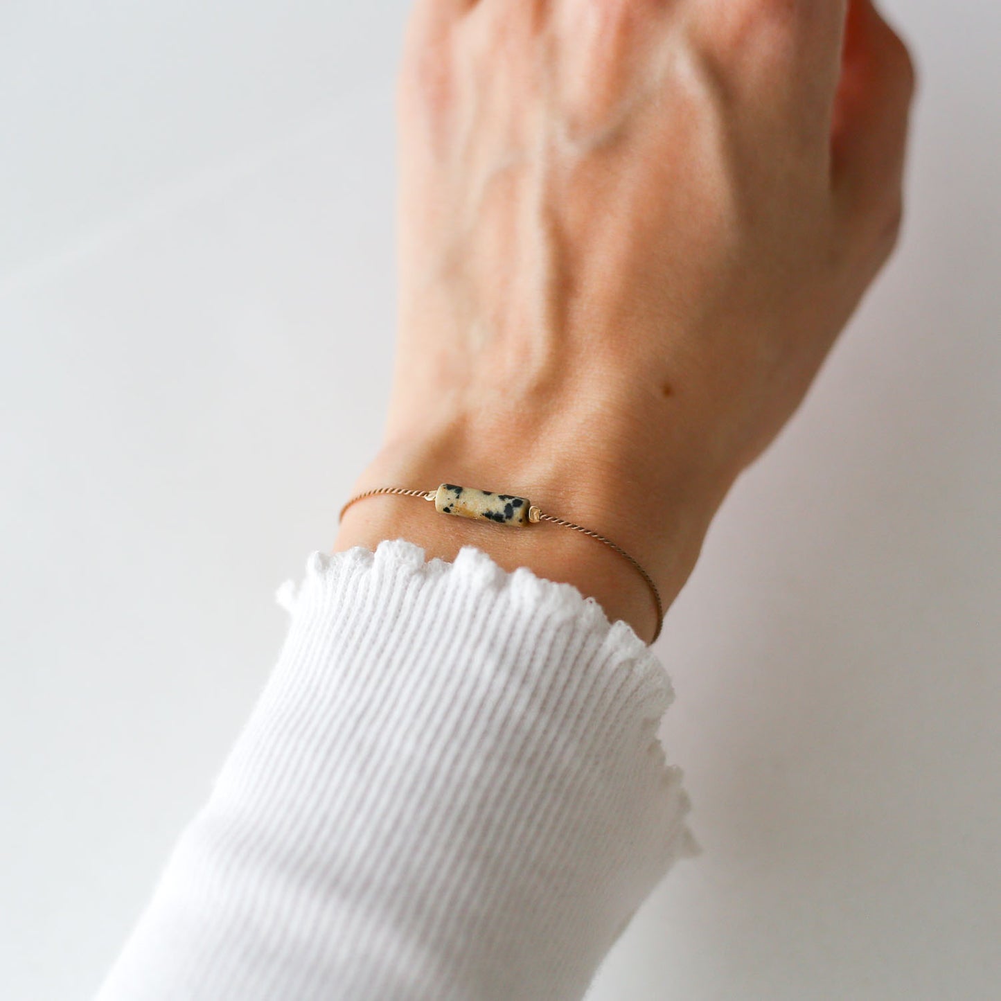 Strength Bracelet - Dalmatian Jasper - Vinci Woman