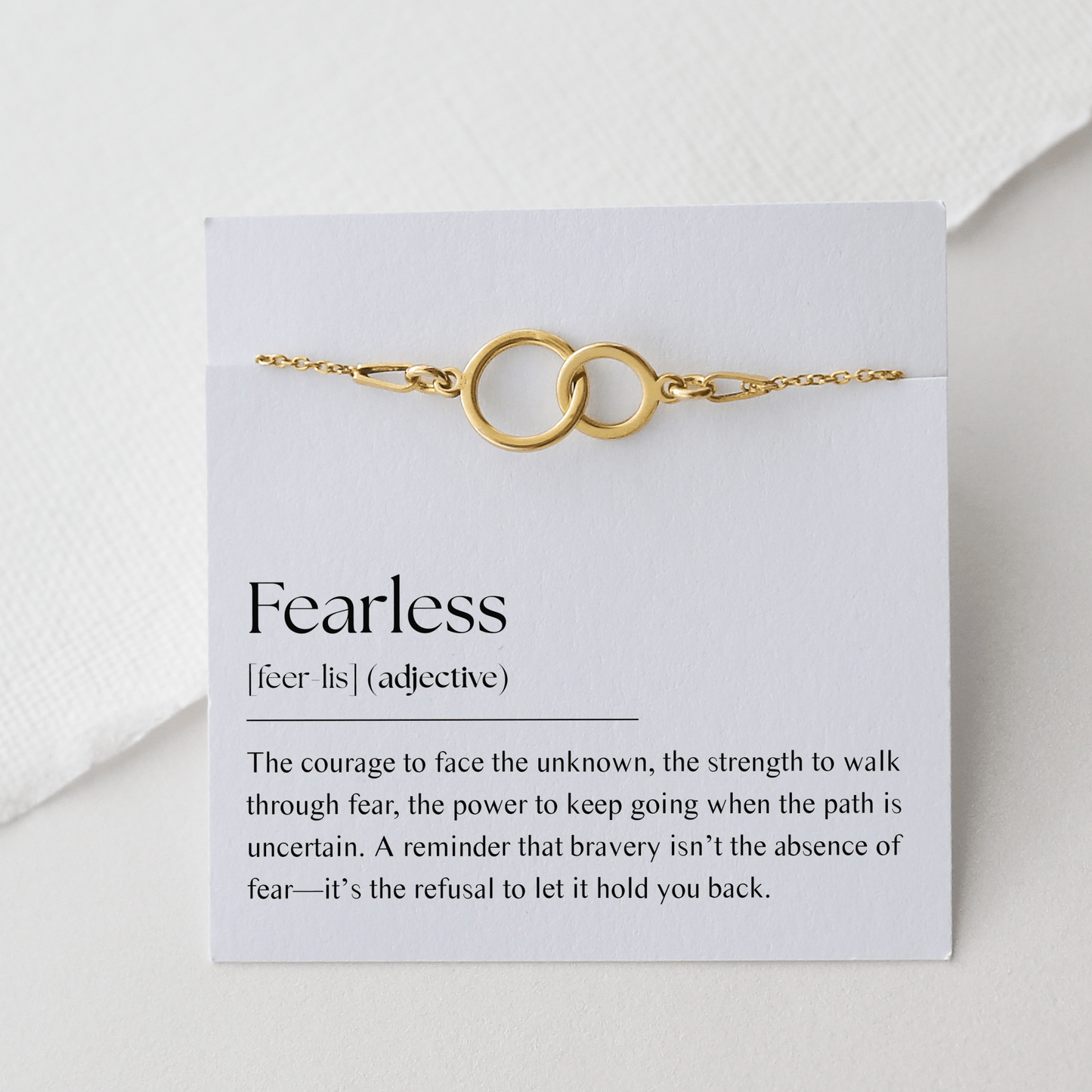 Fearless Bracelet - Interlocking Circles - Vinci Woman