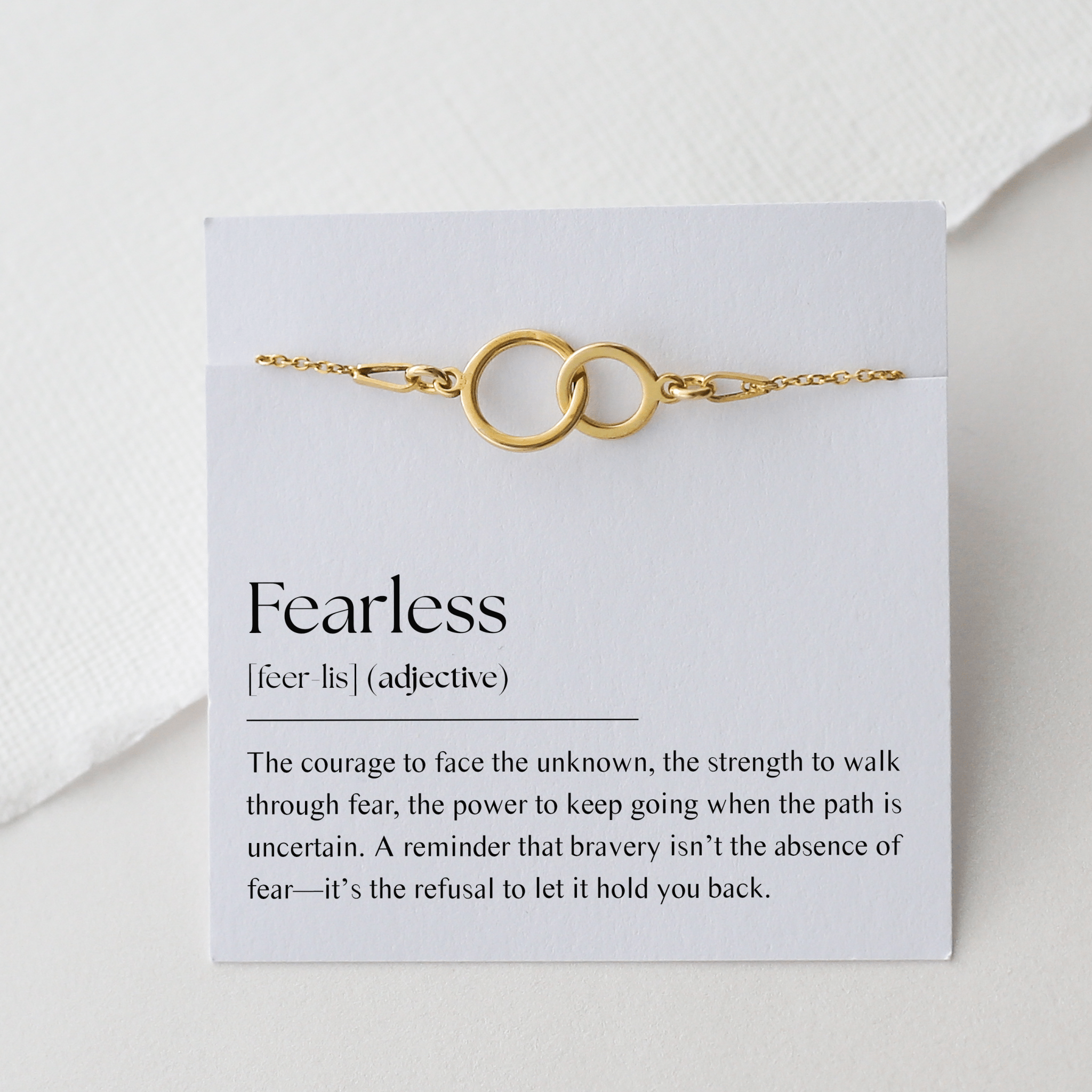 Fearless Bracelet - Interlocking Circles - Vinci Woman