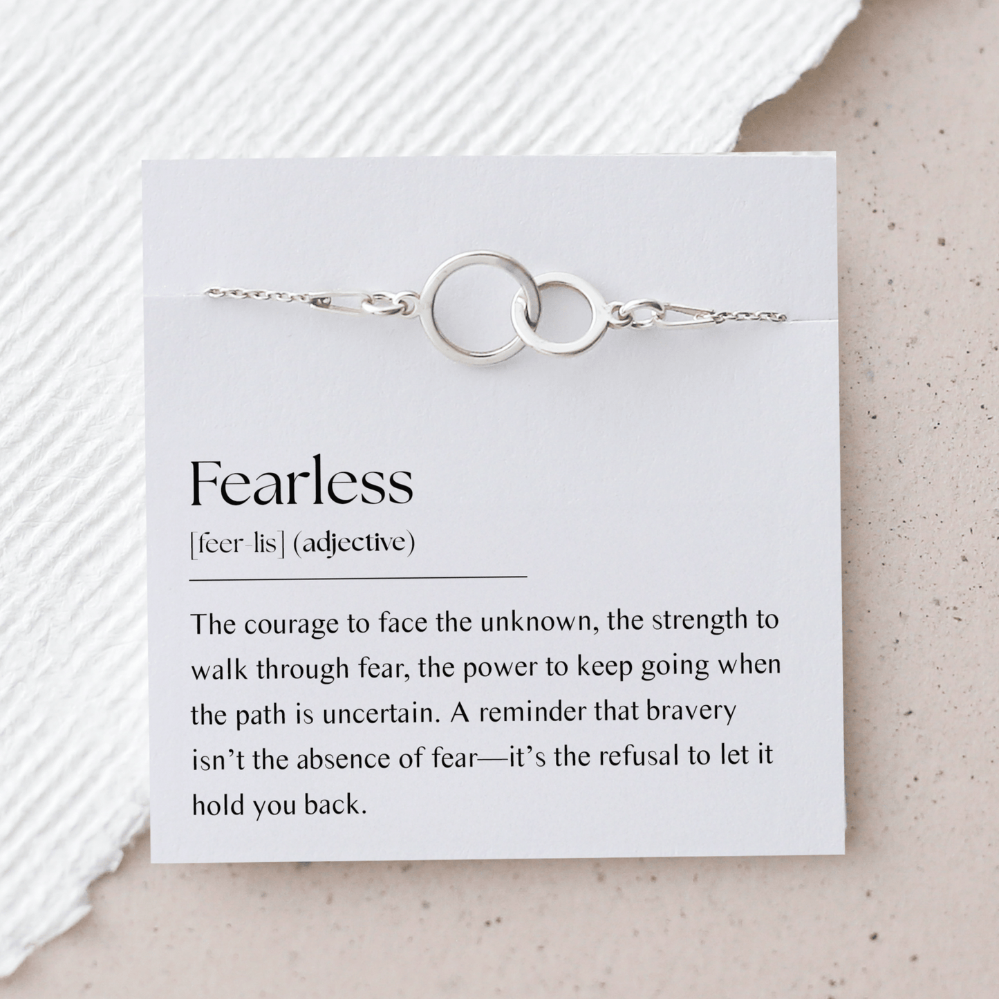 Fearless Bracelet - Interlocking Circles - Vinci Woman