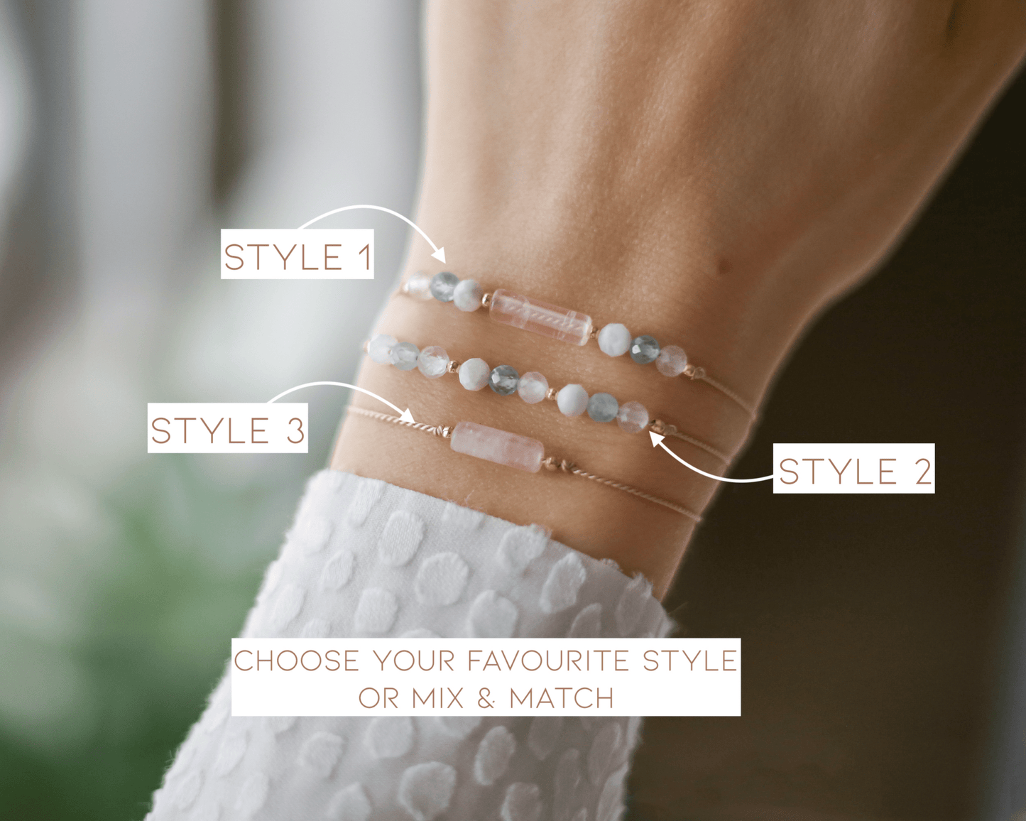 Fertility Support - TTC Crystal Bracelet - Vinci Woman