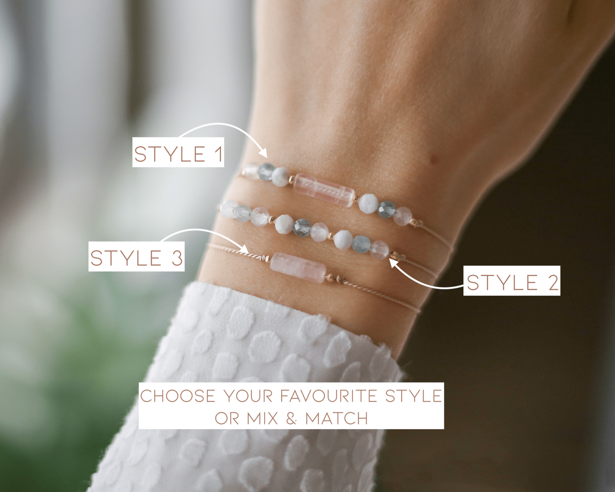 Fertility Support - TTC Crystal Bracelet - Vinci Woman