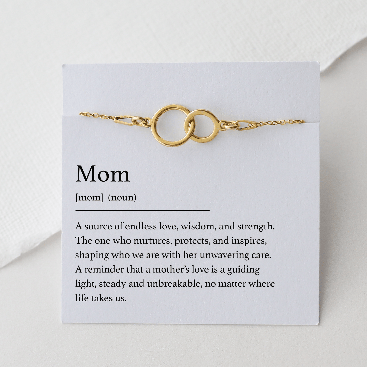 Mom Bracelet – Interlocking Circles - Vinci Woman