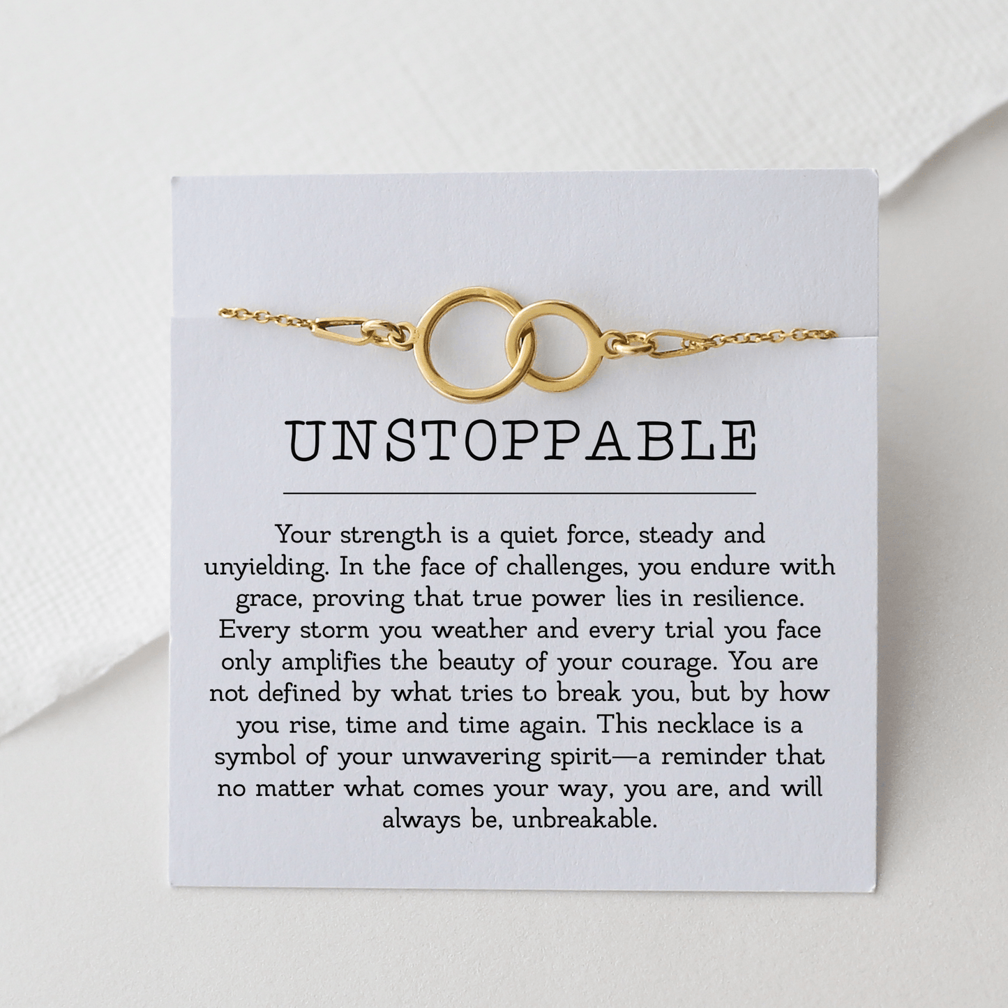 Unstoppable Bracelet - Interlocking Circles - Vinci Woman