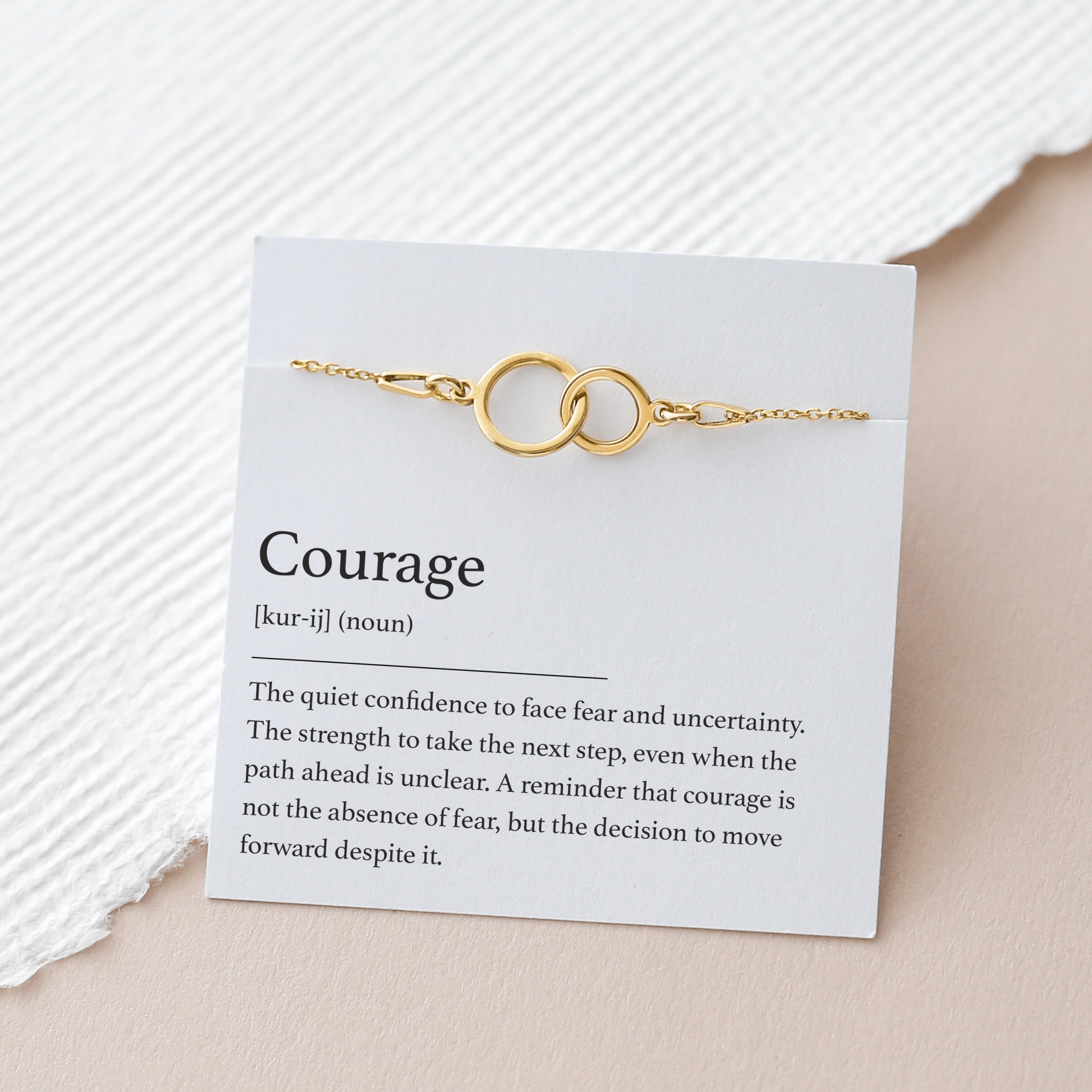 Courage Bracelet - Interlocking Circles - Vinci Woman