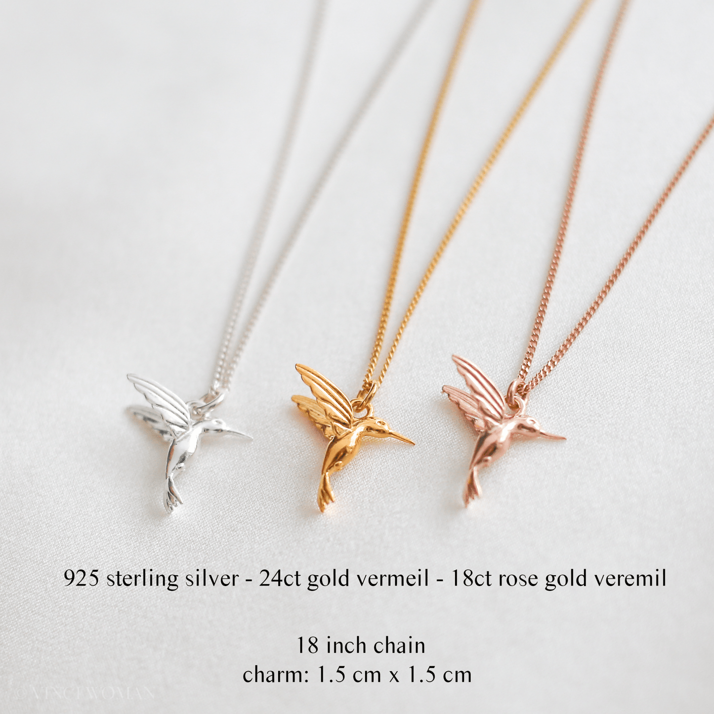 Hummingbird Resilience Necklace - Vinci Woman