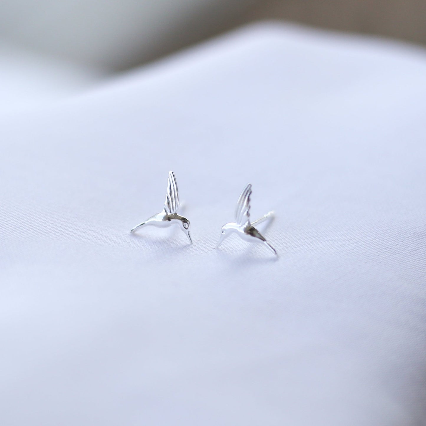 Hummingbird Earrings - 925 Sterling Silver - Vinci Woman