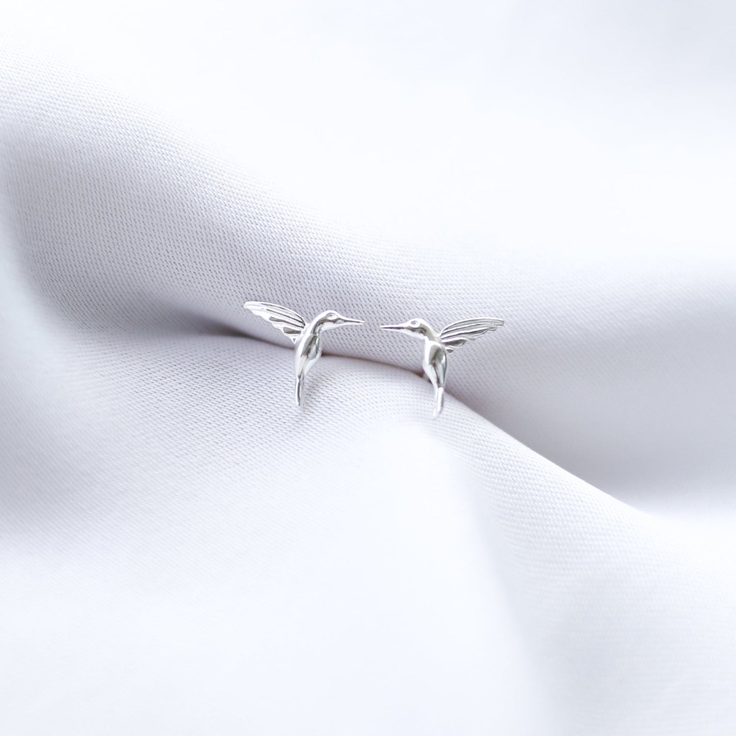 Hummingbird Earrings - 925 Sterling Silver - Vinci Woman