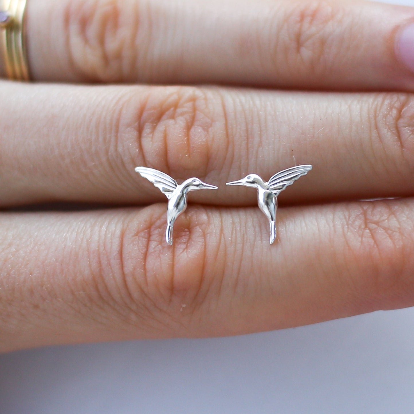 Hummingbird Earrings - 925 Sterling Silver - Vinci Woman