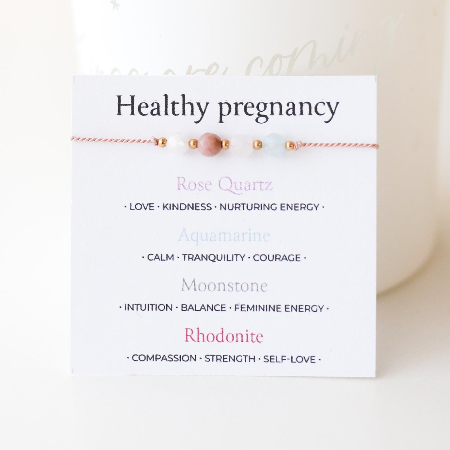 Healthy Pregnancy Bracelet – Support for Moms - to - Be - Vinci Woman