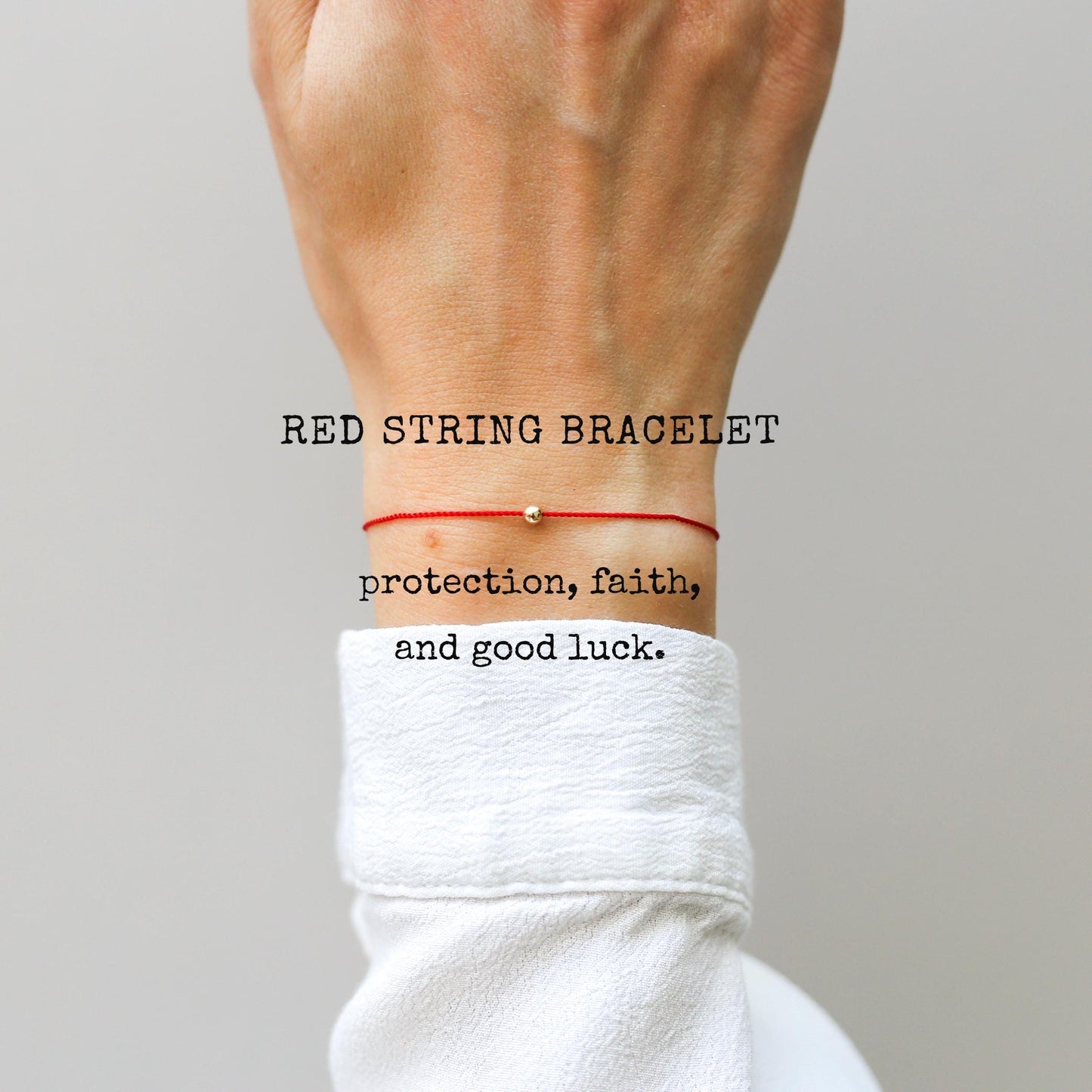 Red String Bracelet – Protection, Good Luck, and Positive Energy - Vinci Woman