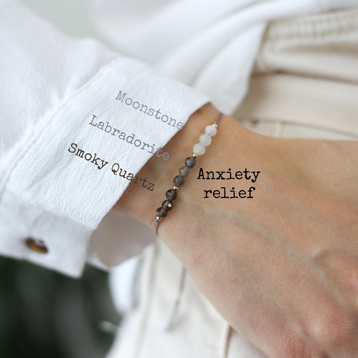 Courage Crystal Cord Bracelet - Vinci Woman