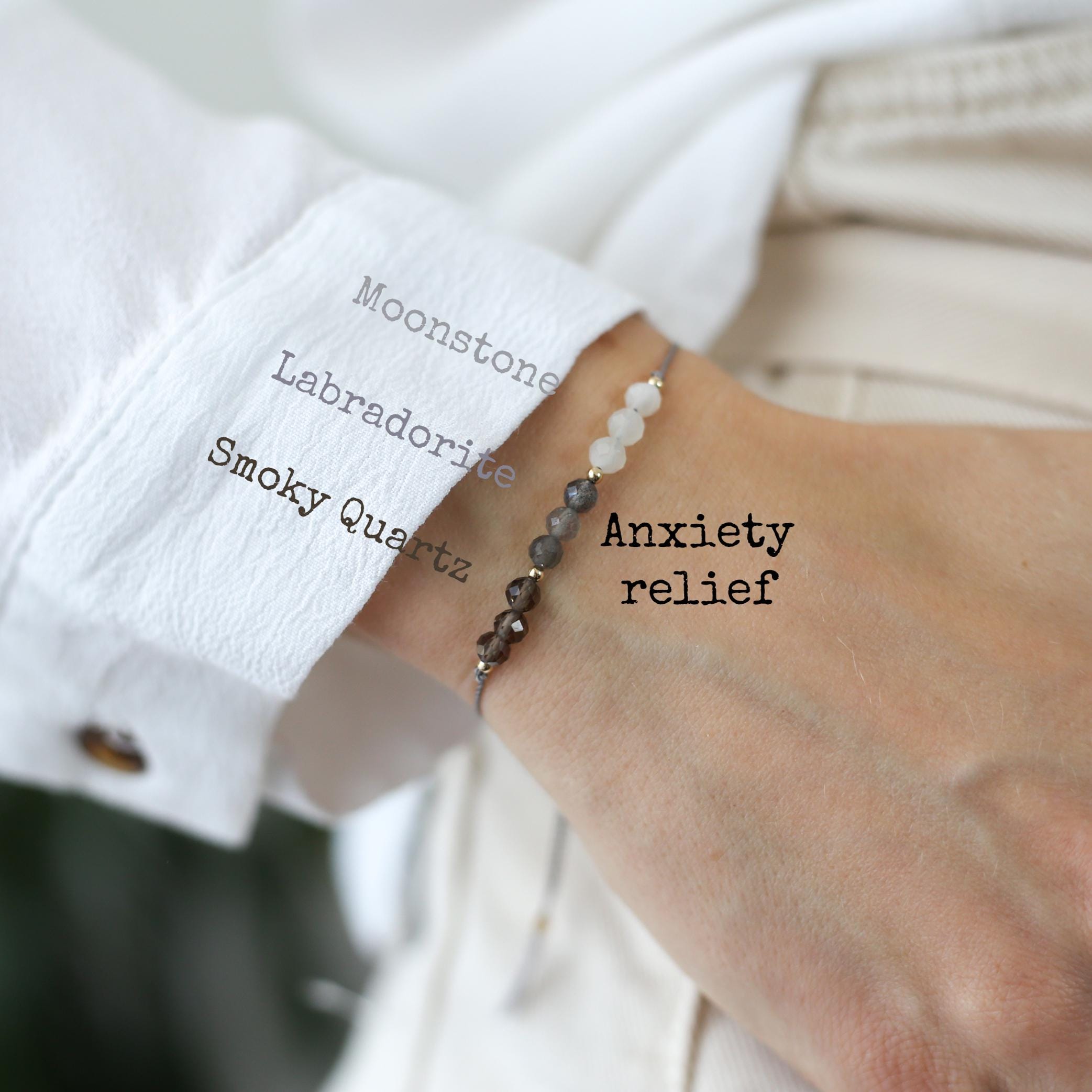 Courage Crystal Cord Bracelet - Vinci Woman