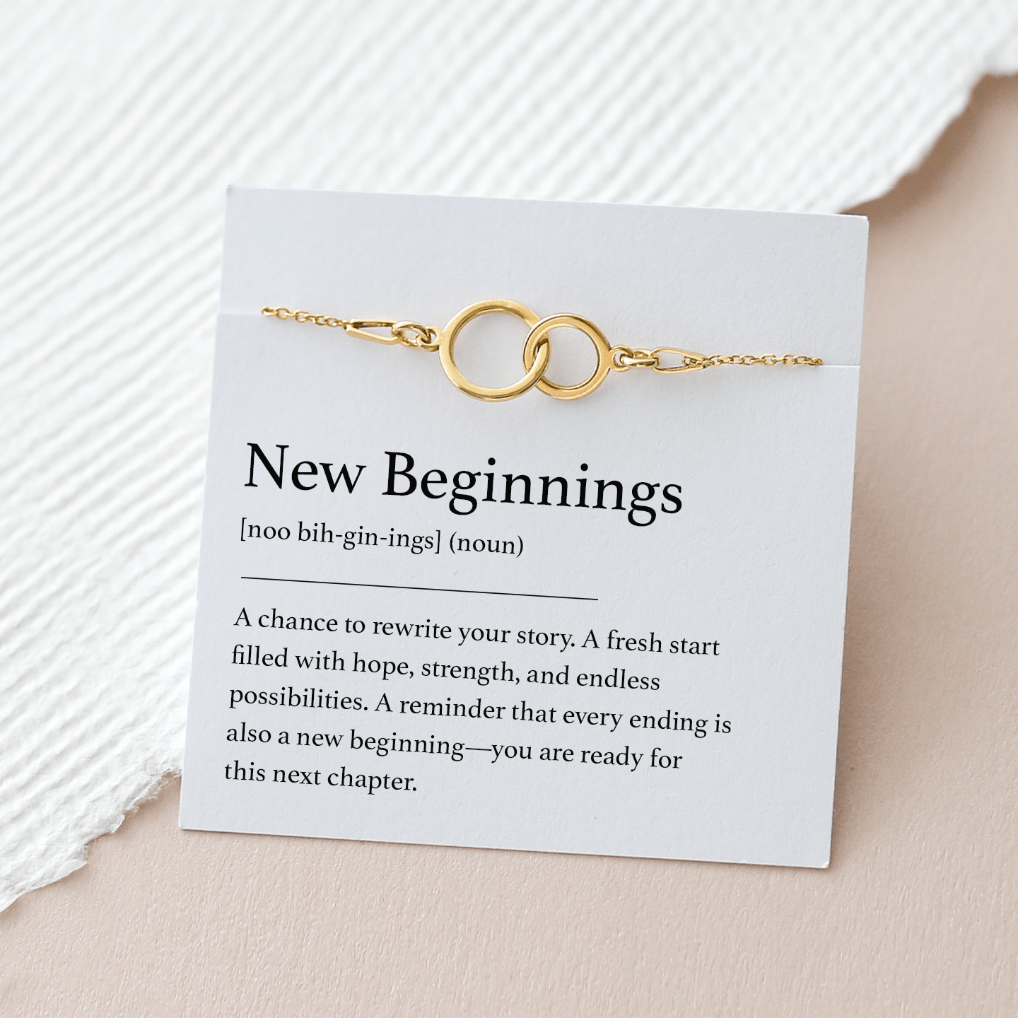 New Beginnings Bracelet - Interlocking Circles - Vinci Woman