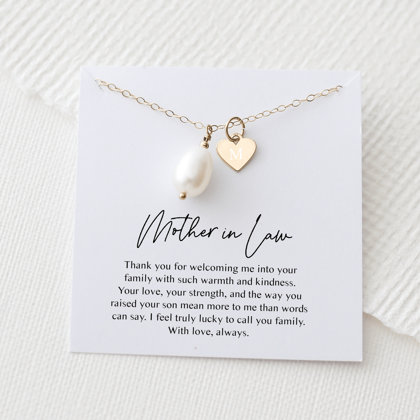 Mother - in - Law Gift - Freshwater Pearl Necklace - Vinci Woman