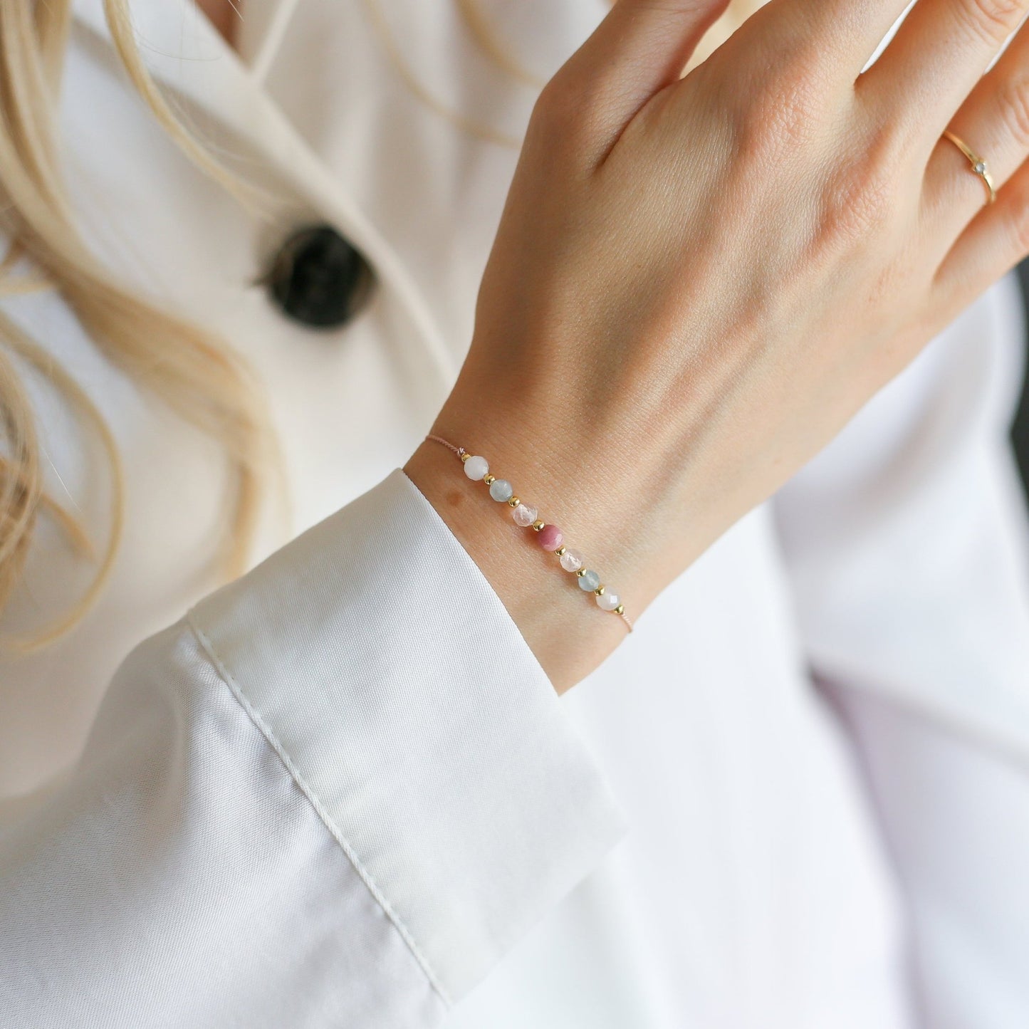 Pregnancy Support Crystal Cord Bracelet - Vinci Woman