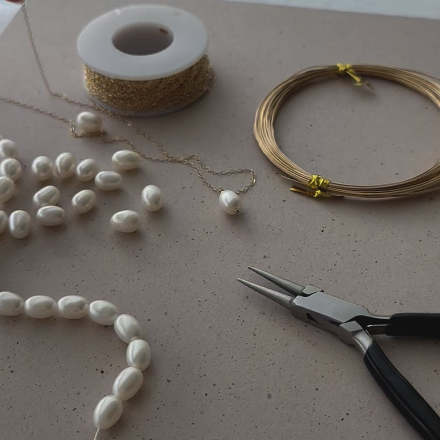 Gift For Mom - Freshwater Pearl Necklace