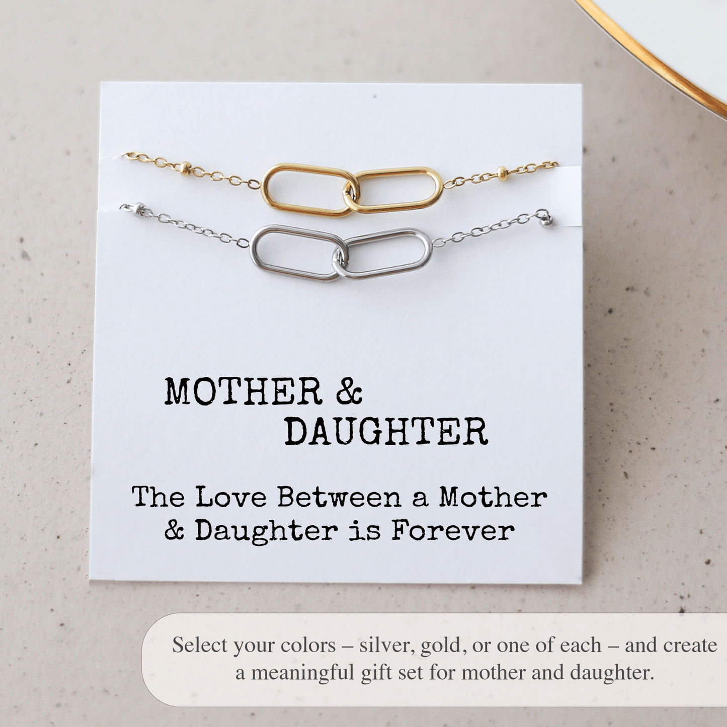 Mother and Daughter Necklace Set - Vinci Woman