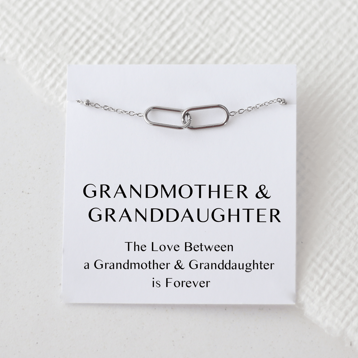 Grandmother & Granddaughter Bond Bracelet - Vinci Woman