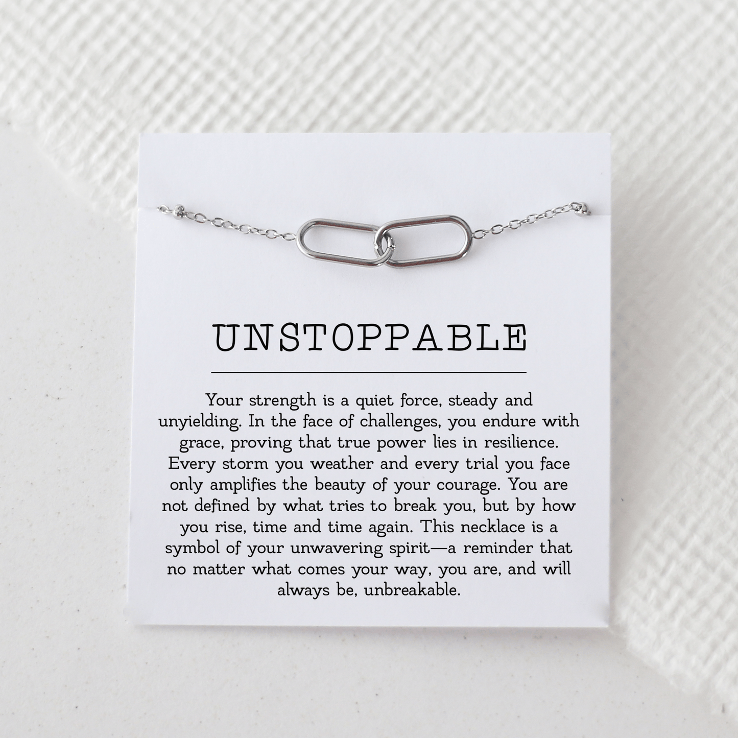 Unstoppable Necklace - Vinci Woman