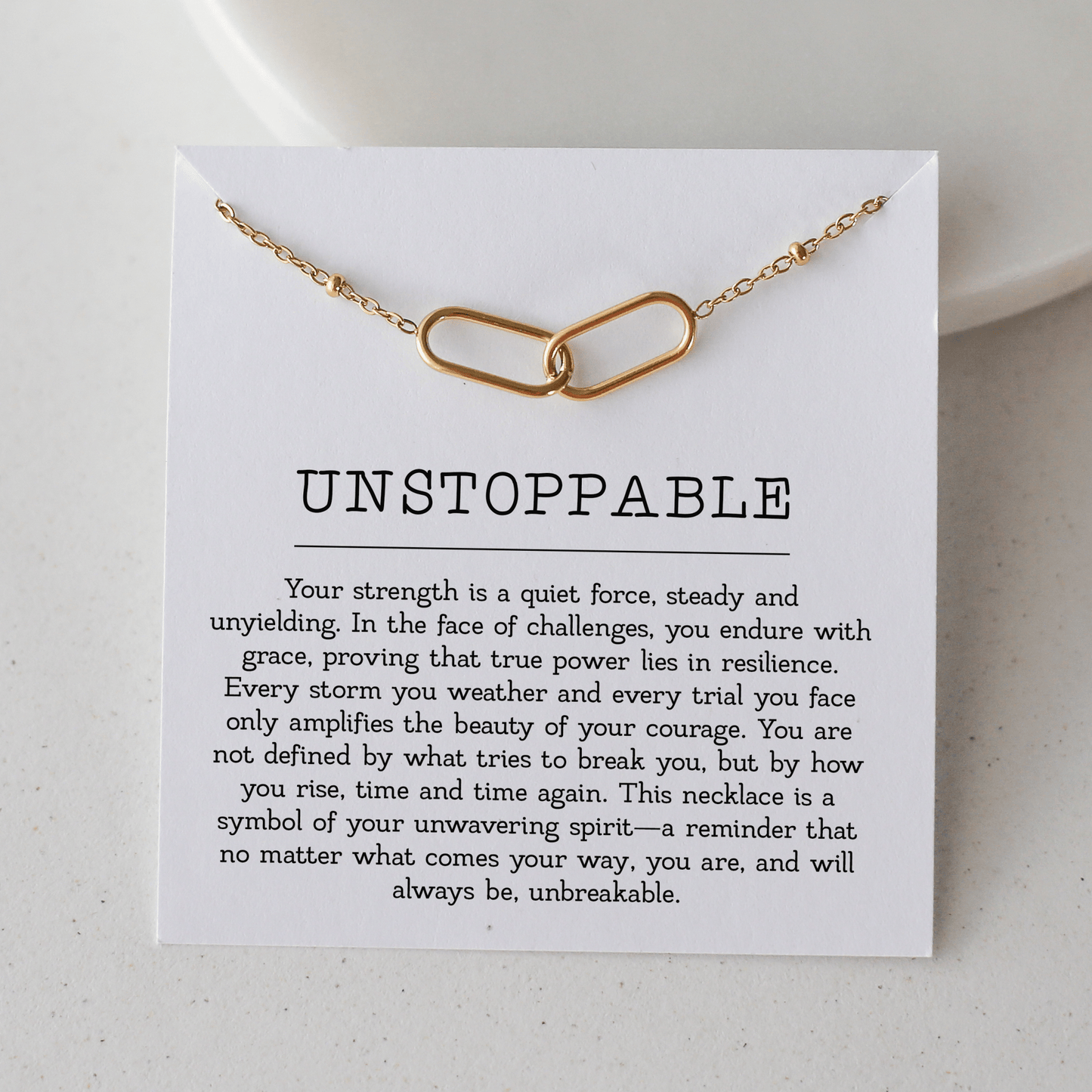 Unstoppable Necklace - Vinci Woman