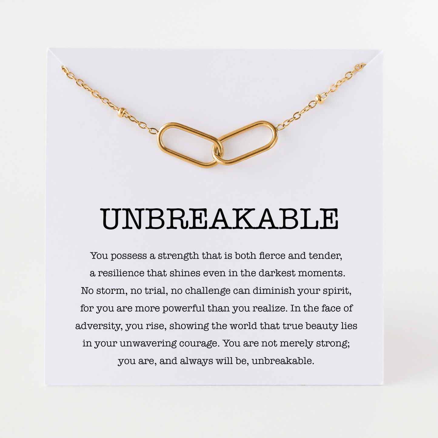 Unbreakable Necklace - Vinci Woman