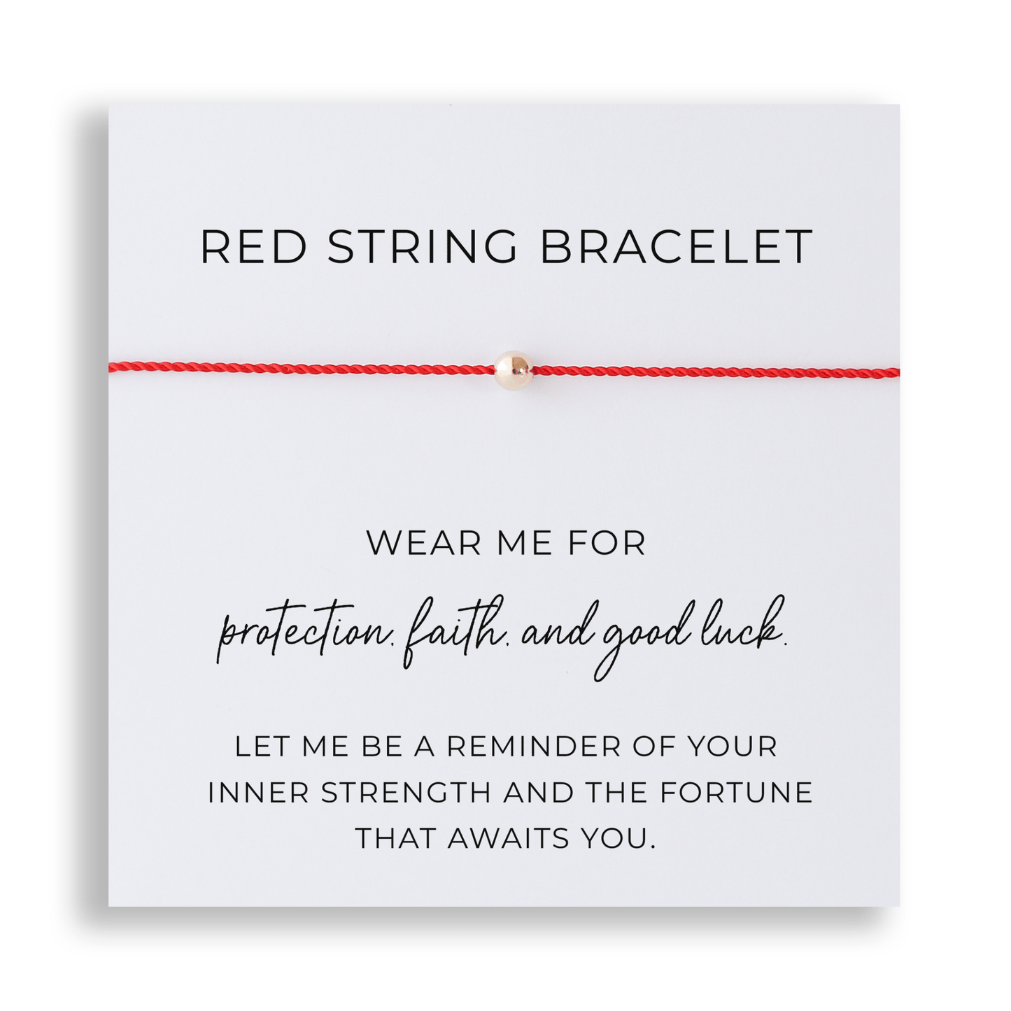 Red String Bracelet – Protection, Good Luck, and Positive Energy - Vinci Woman