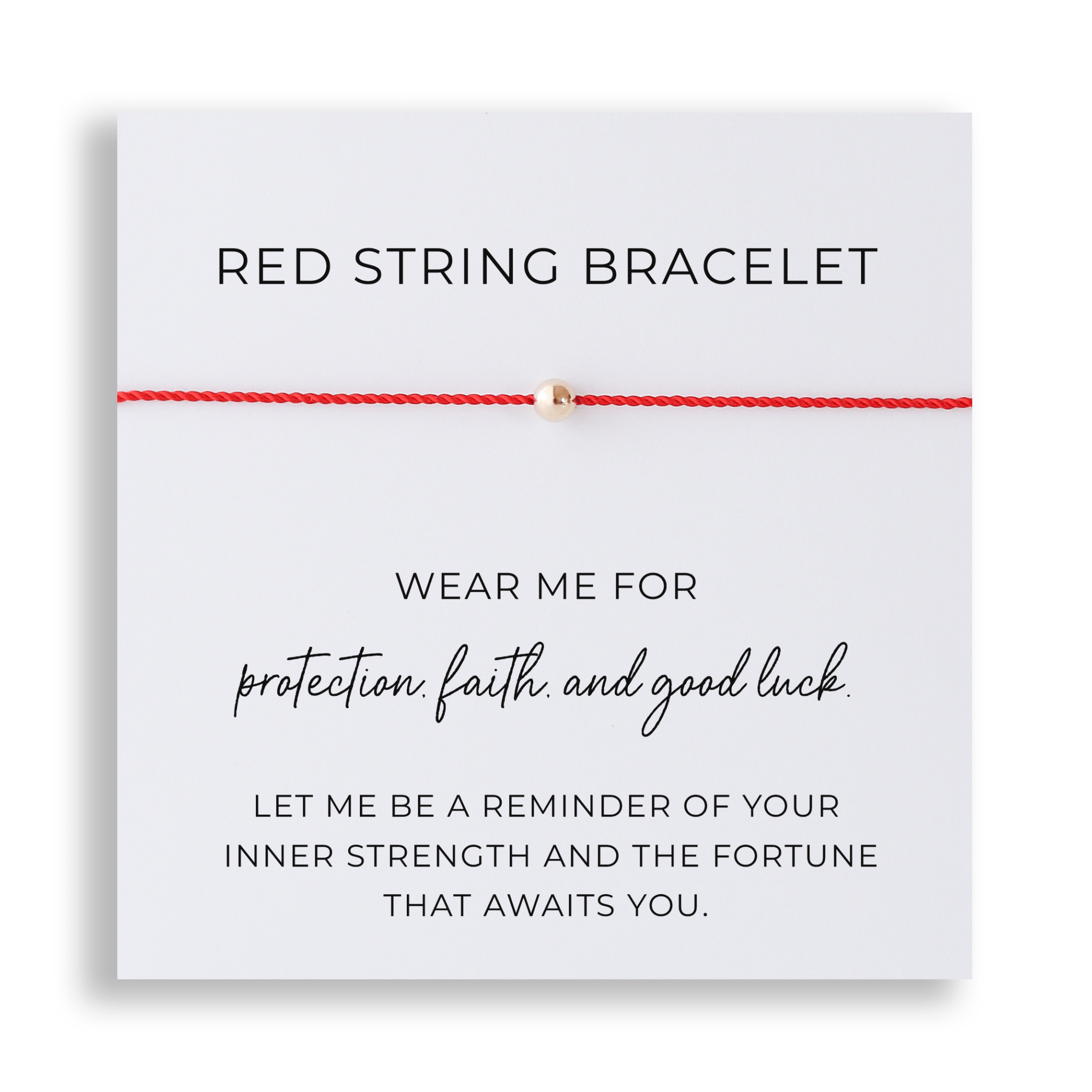 Red String Bracelet – Protection, Good Luck, and Positive Energy - Vinci Woman