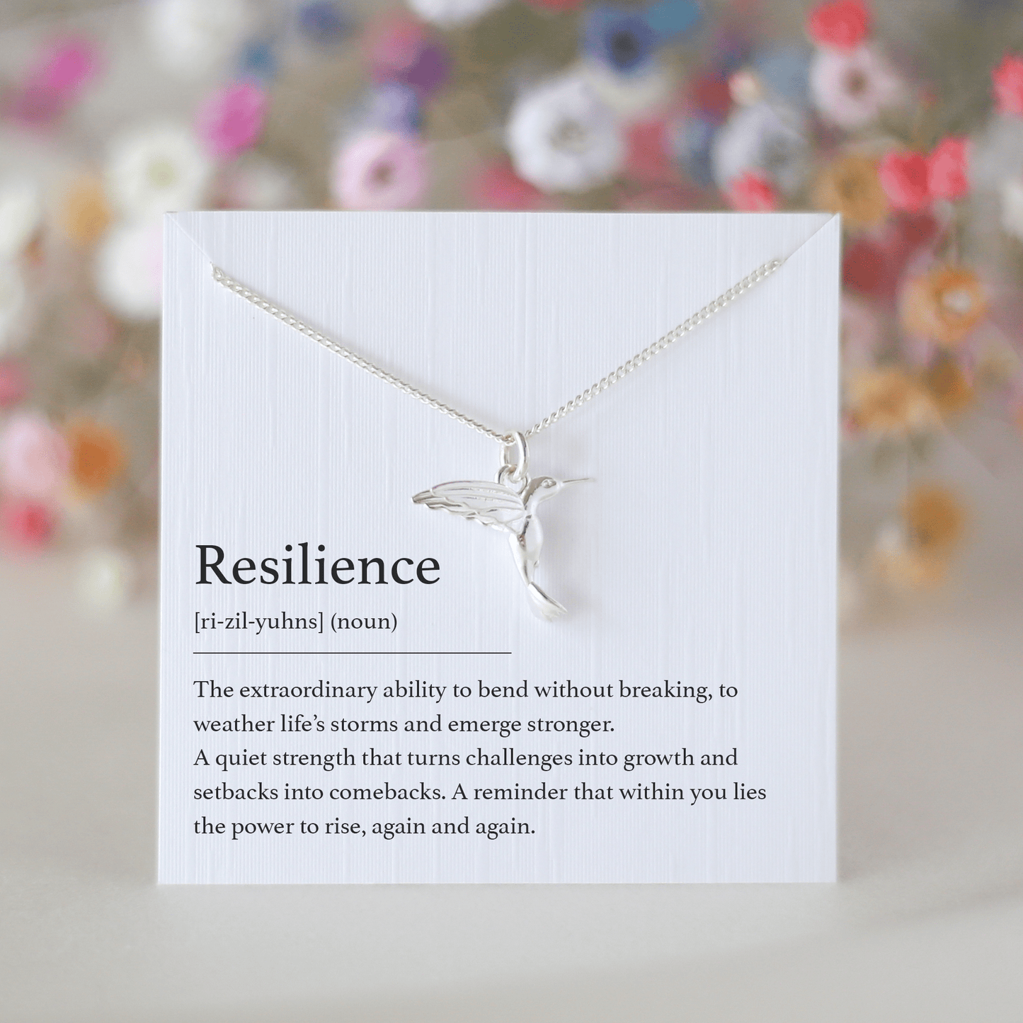 Hummingbird Resilience Necklace - Vinci Woman