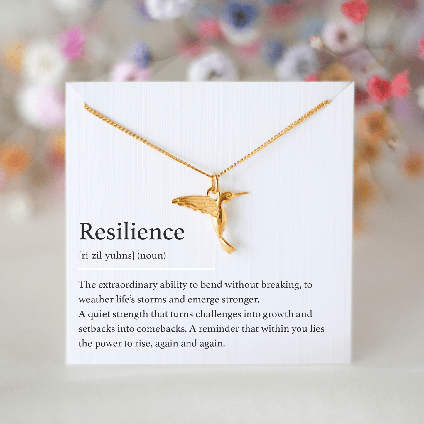 Hummingbird Resilience Necklace - Vinci Woman