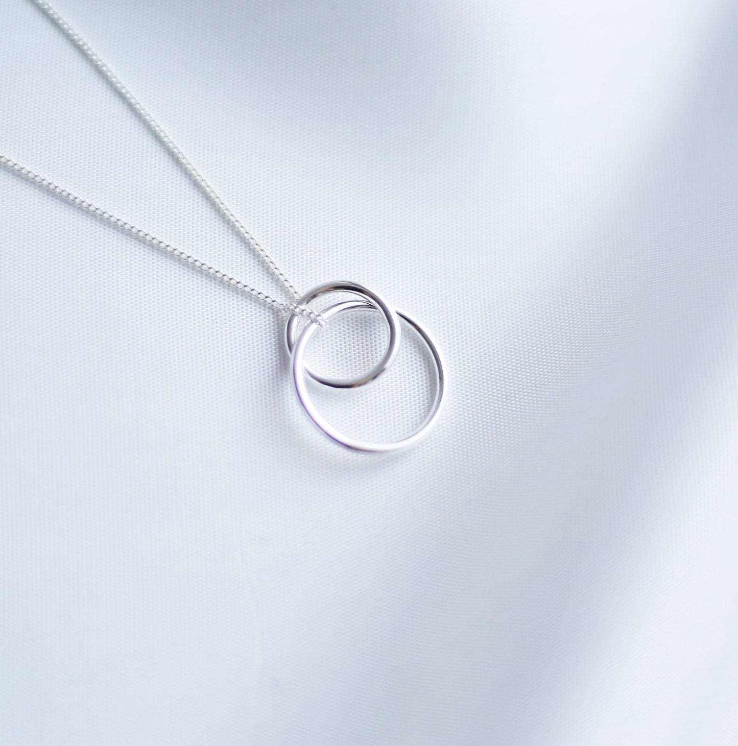 Interlocking Circle Necklace - Mother and Daughter Set - Vinci Woman