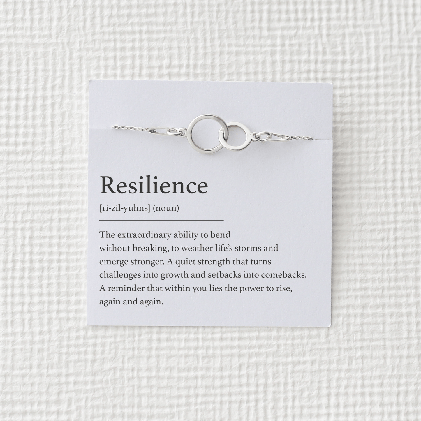 Resilience Bracelet - Interlocking Circles - Vinci Woman