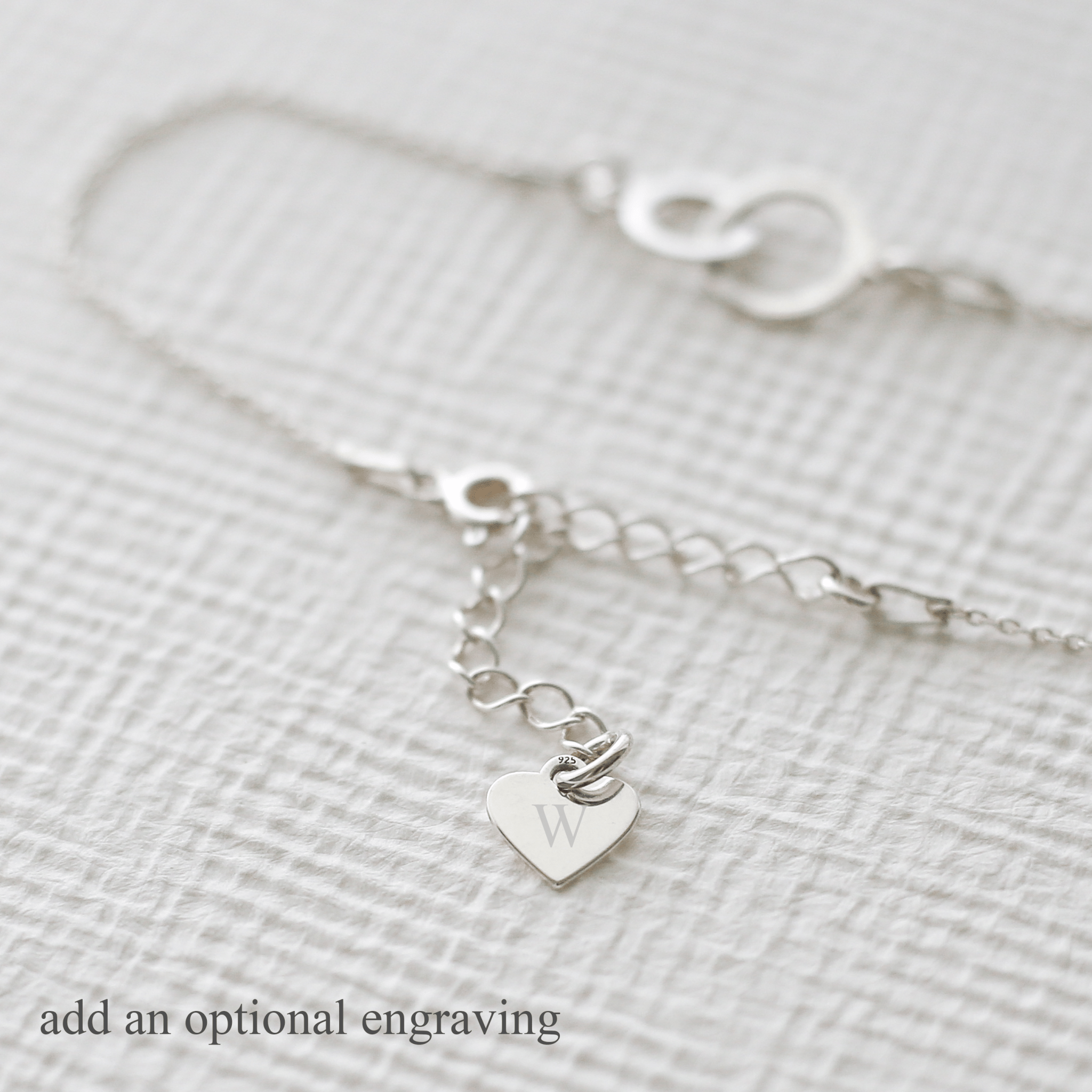 Grandmother & Granddaughter Bracelet – Interlocking Circles - Vinci Woman