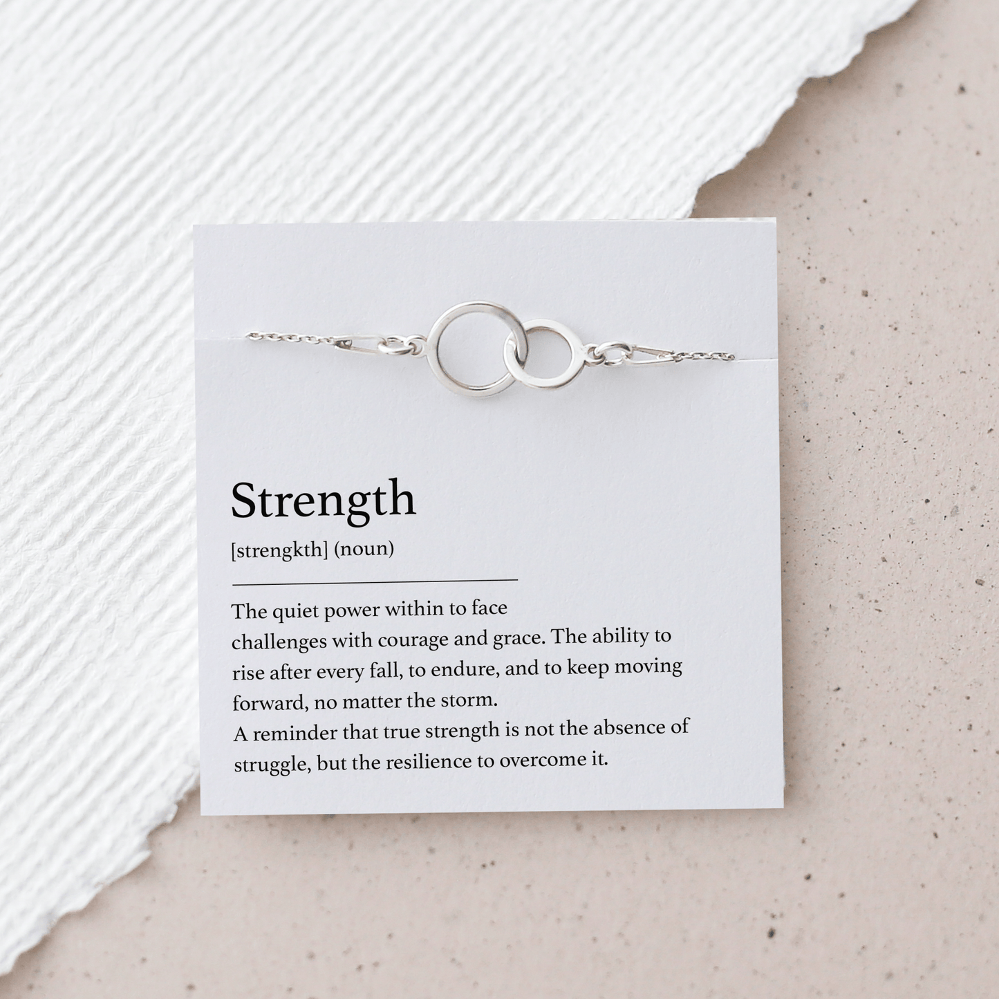 Strength Bracelet - Interlocking Circles - Vinci Woman