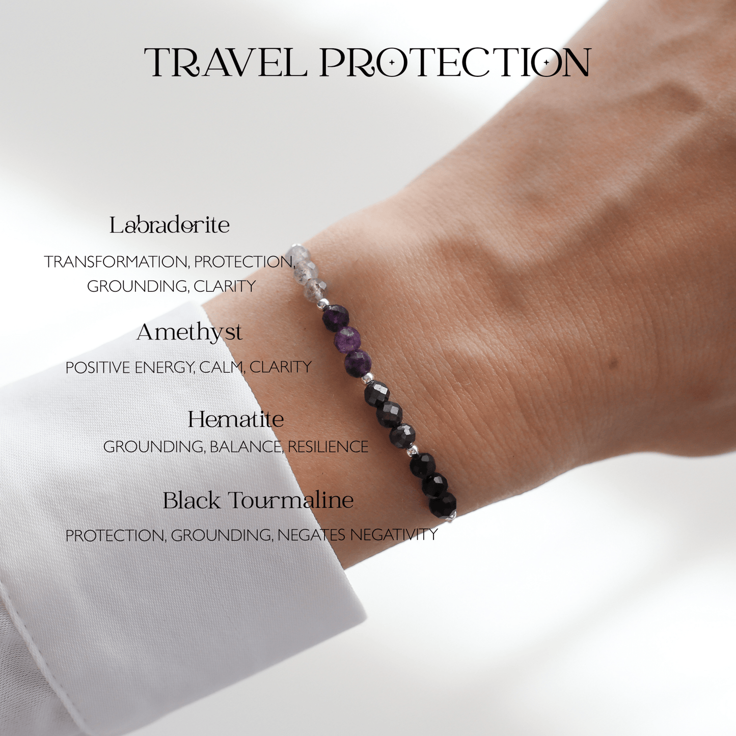 Travel Protection Crystal Bracelet - Vinci Woman