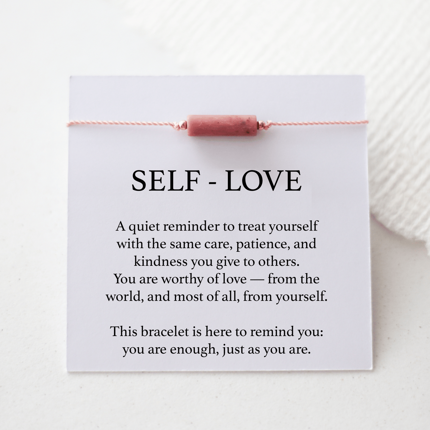 Self - Love Cord Crystal Bracelet - Vinci Woman