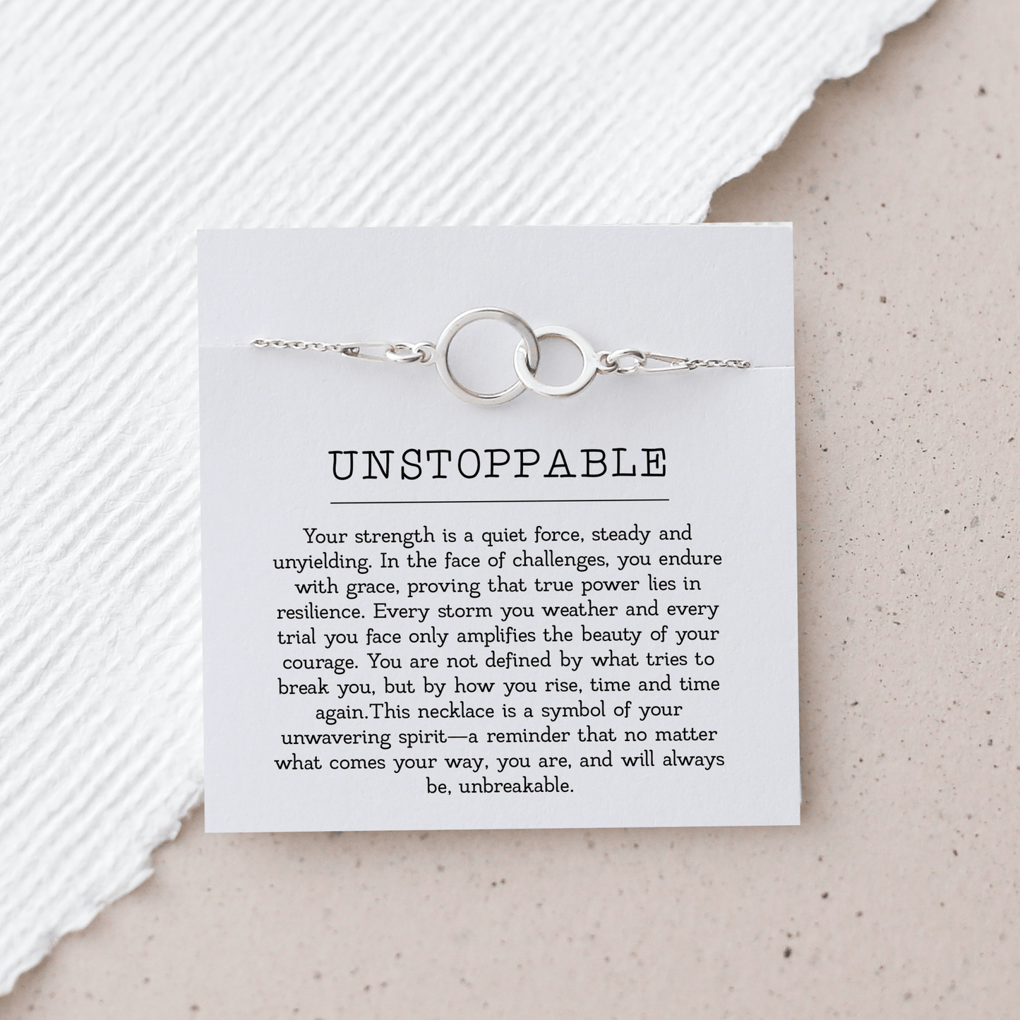 Unstoppable Bracelet - Interlocking Circles - Vinci Woman